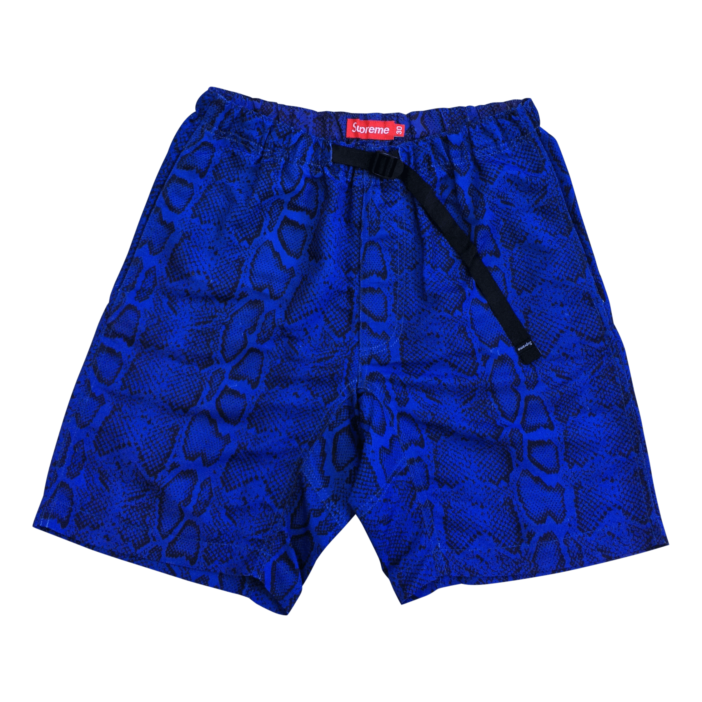 S/S 2012 Supreme Snakeskin Belted Shorts - 1