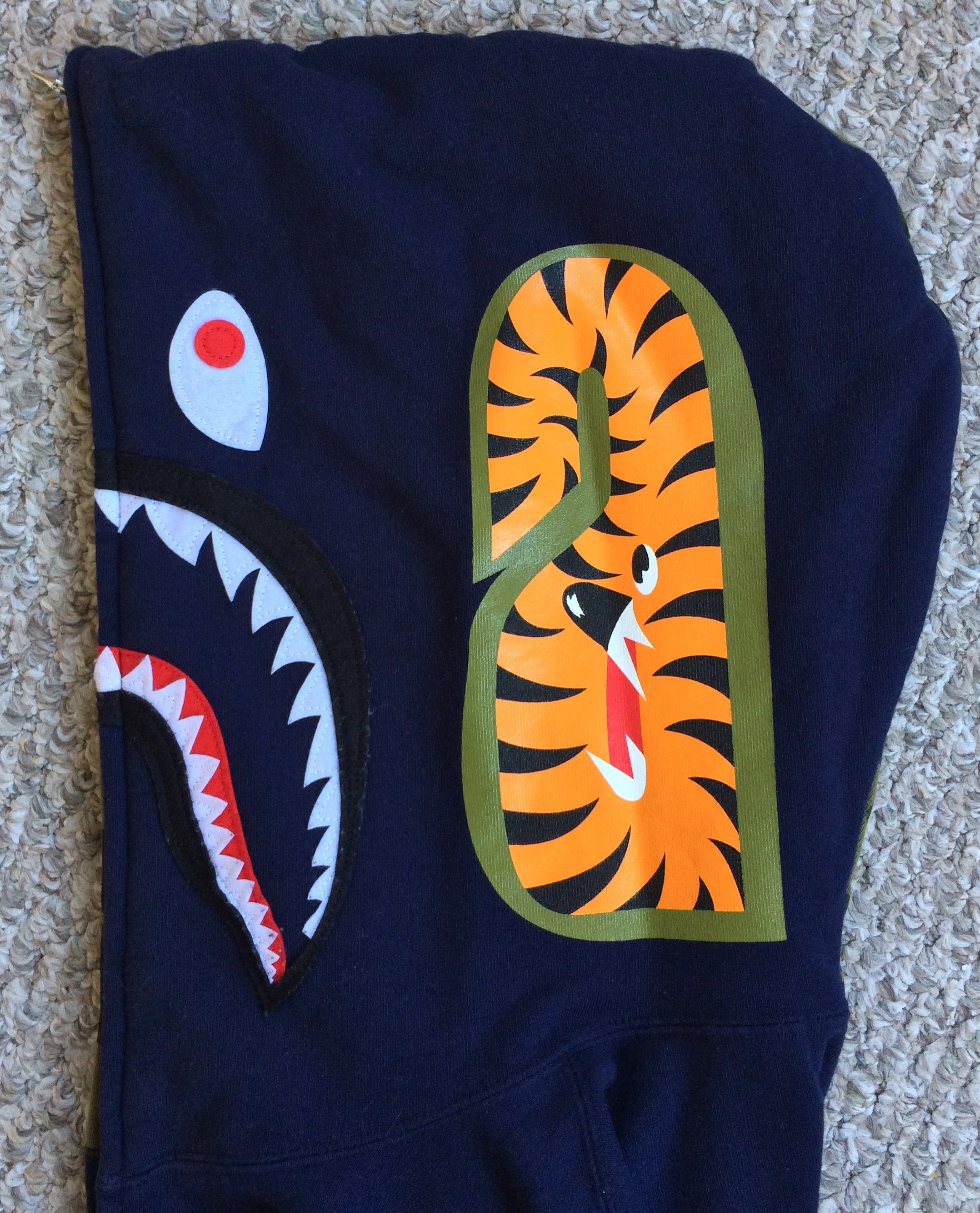 OG Bape Camo Shark Hoodie - 4