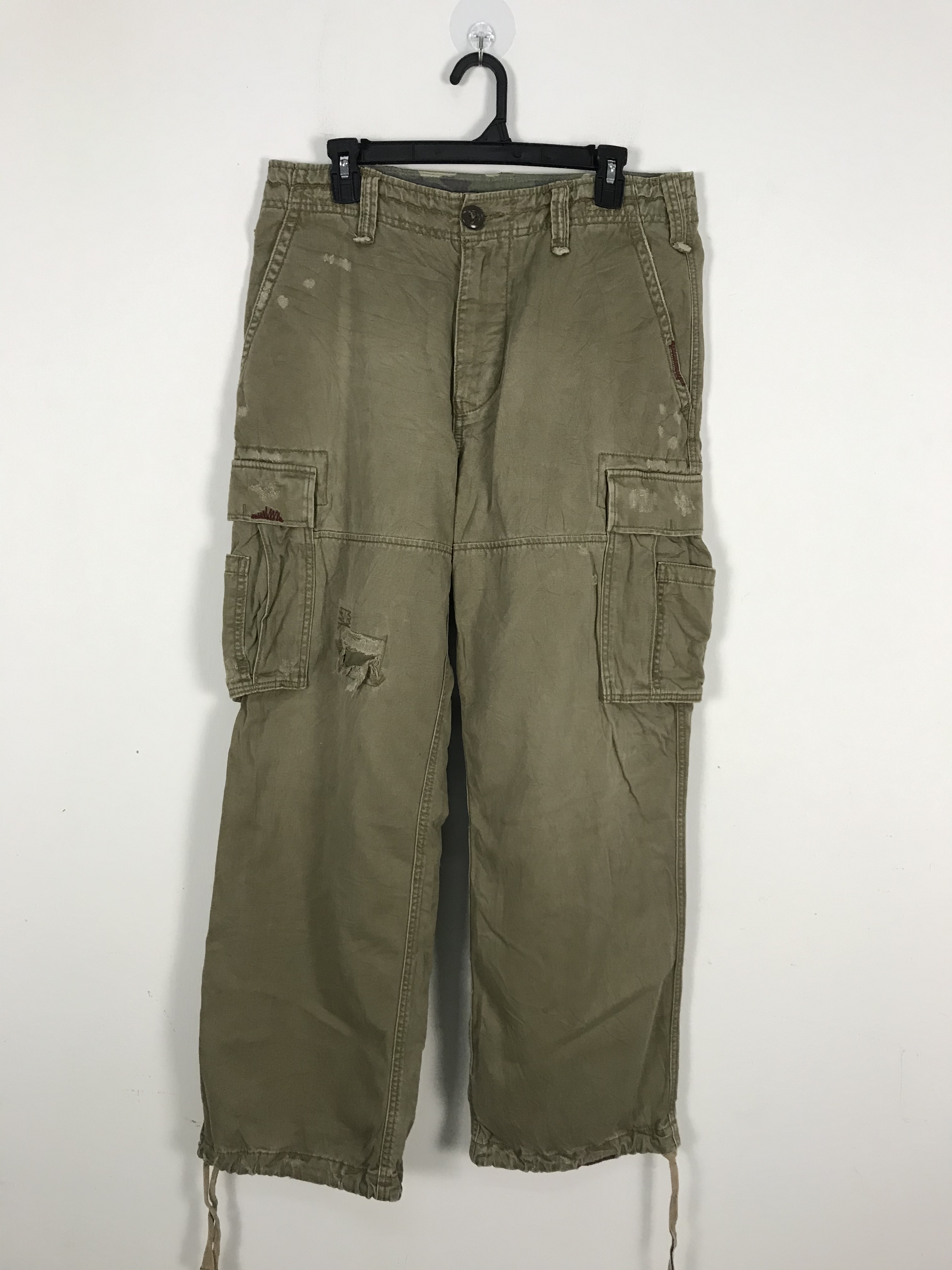 Military - Japan Cargo Pant Multipocket Drawstring Army Style #2593 - 1