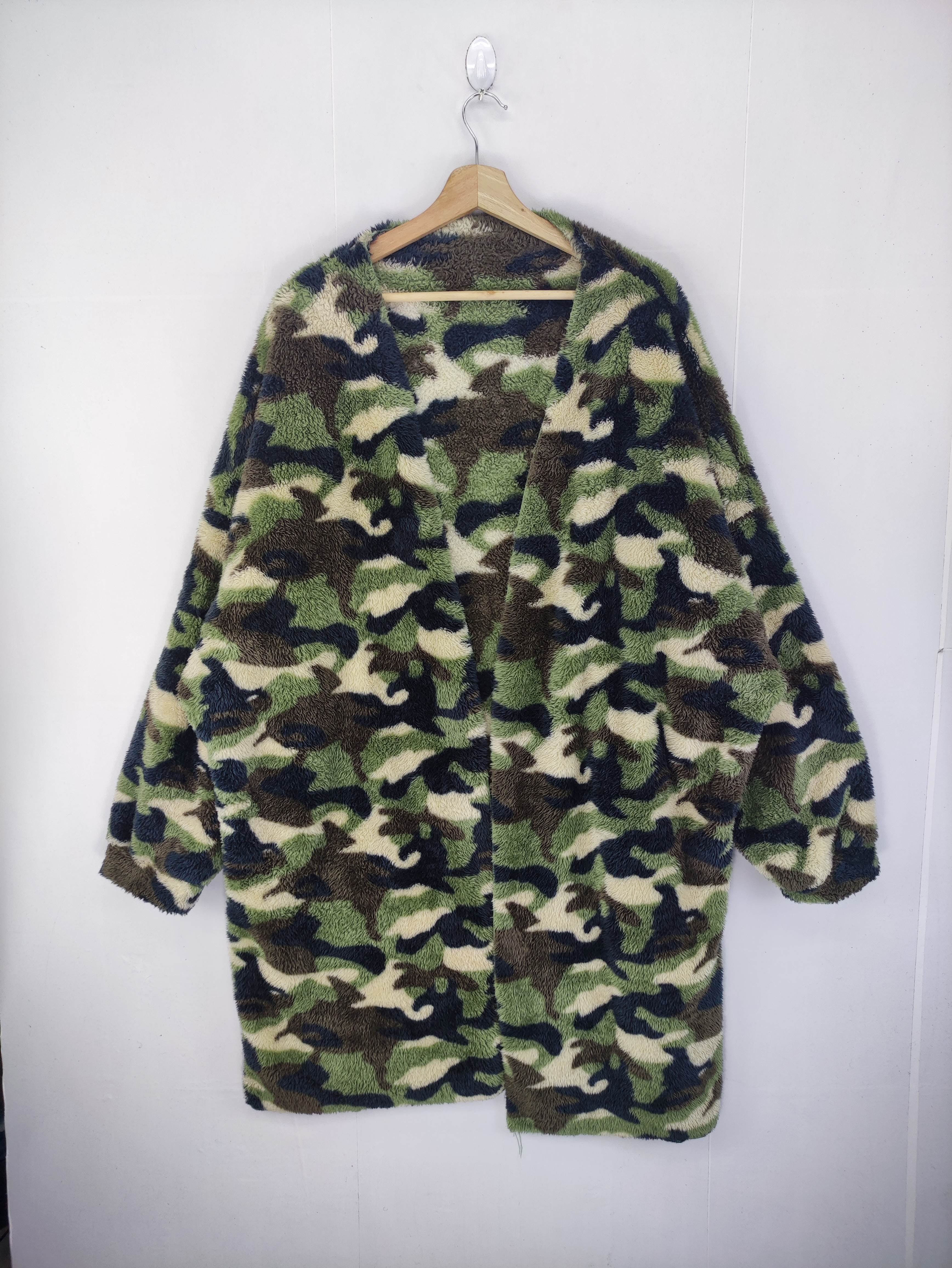 Shein Camouflage Cardigan Fleece - 1