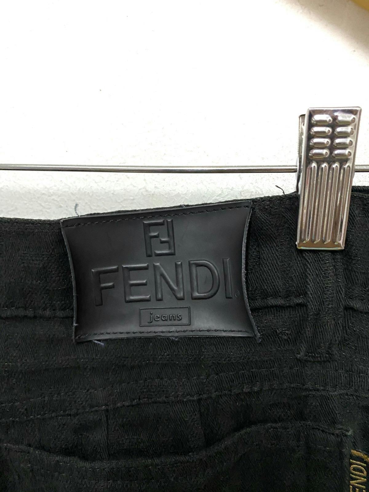 FENDI Zucca Monogram FF Logo Jeans Pants - 7