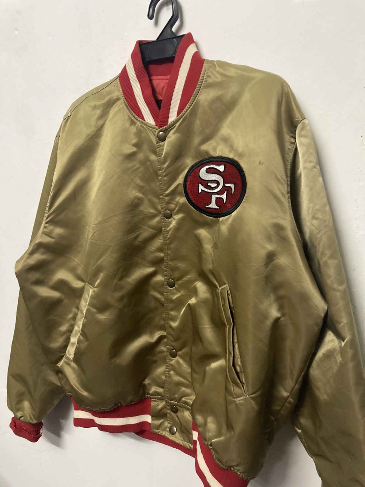 Vintage Rare Starter SF 49ers Satin Jacket - 6
