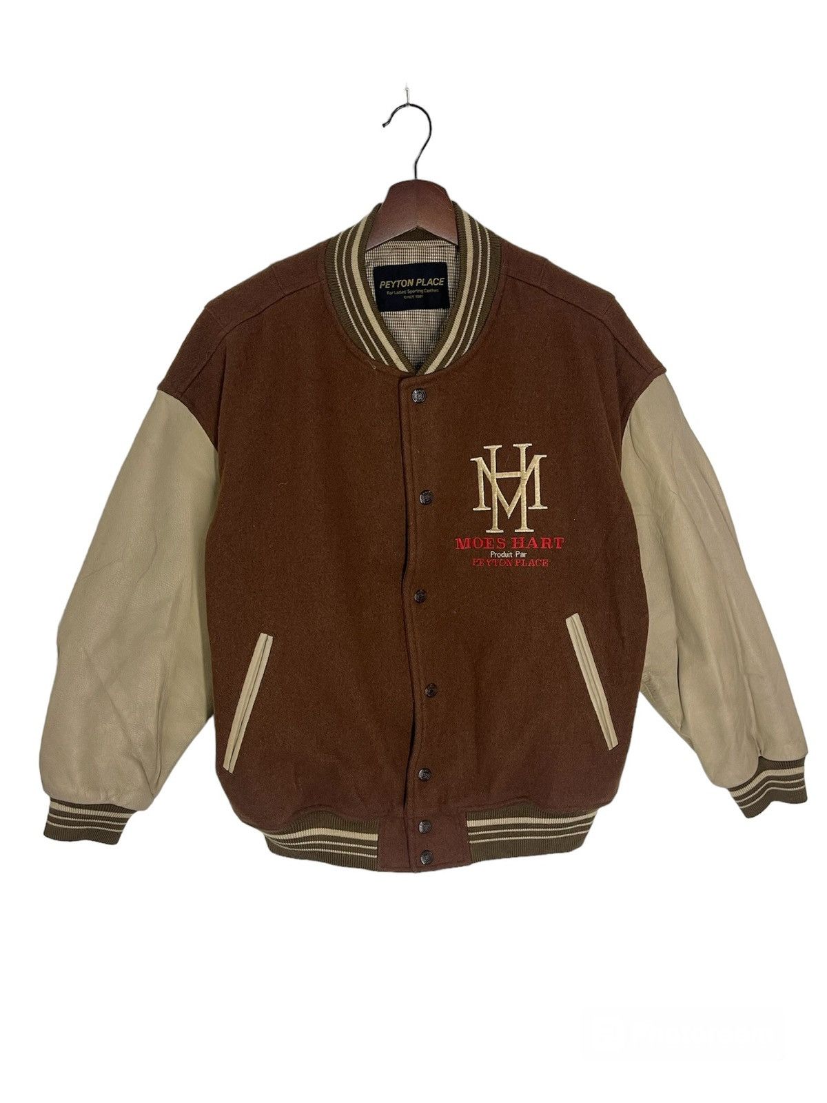 VINTAGE LEATHER VARSITY MOES HART PPFM - 1