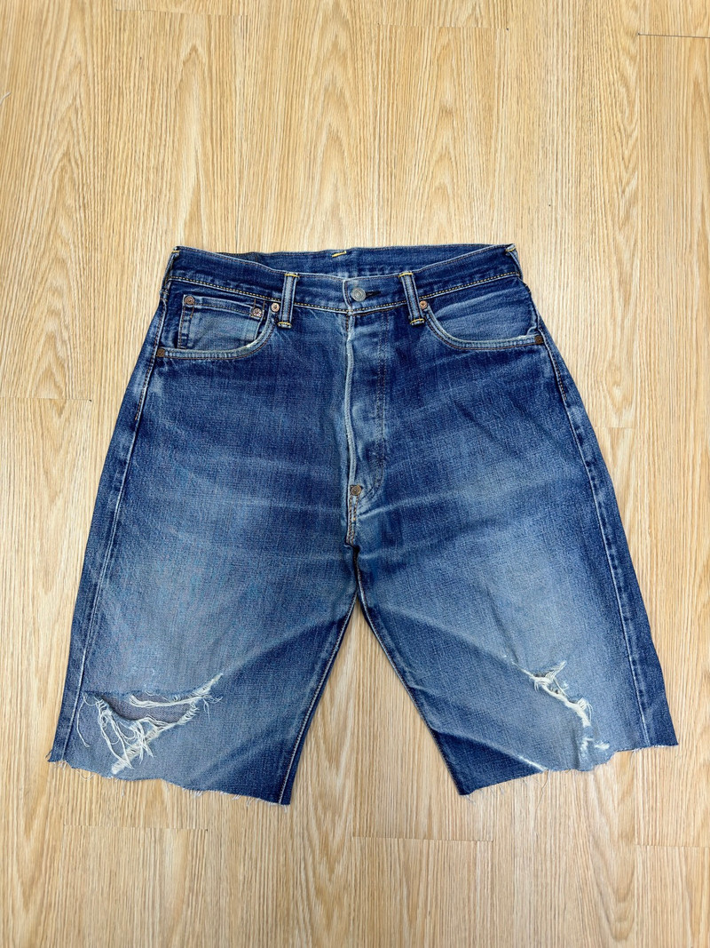 Evisu Crop Short Denim-J747 - 1