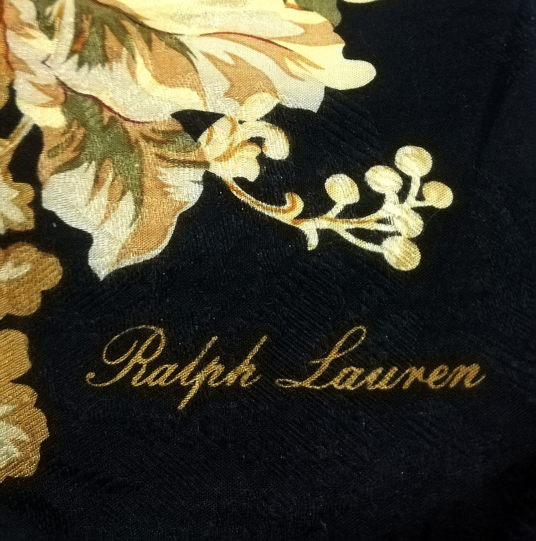 Polo Ralph Lauren - Ralph Lauren Bandana Handkerchief Flower Design Unisex - 3