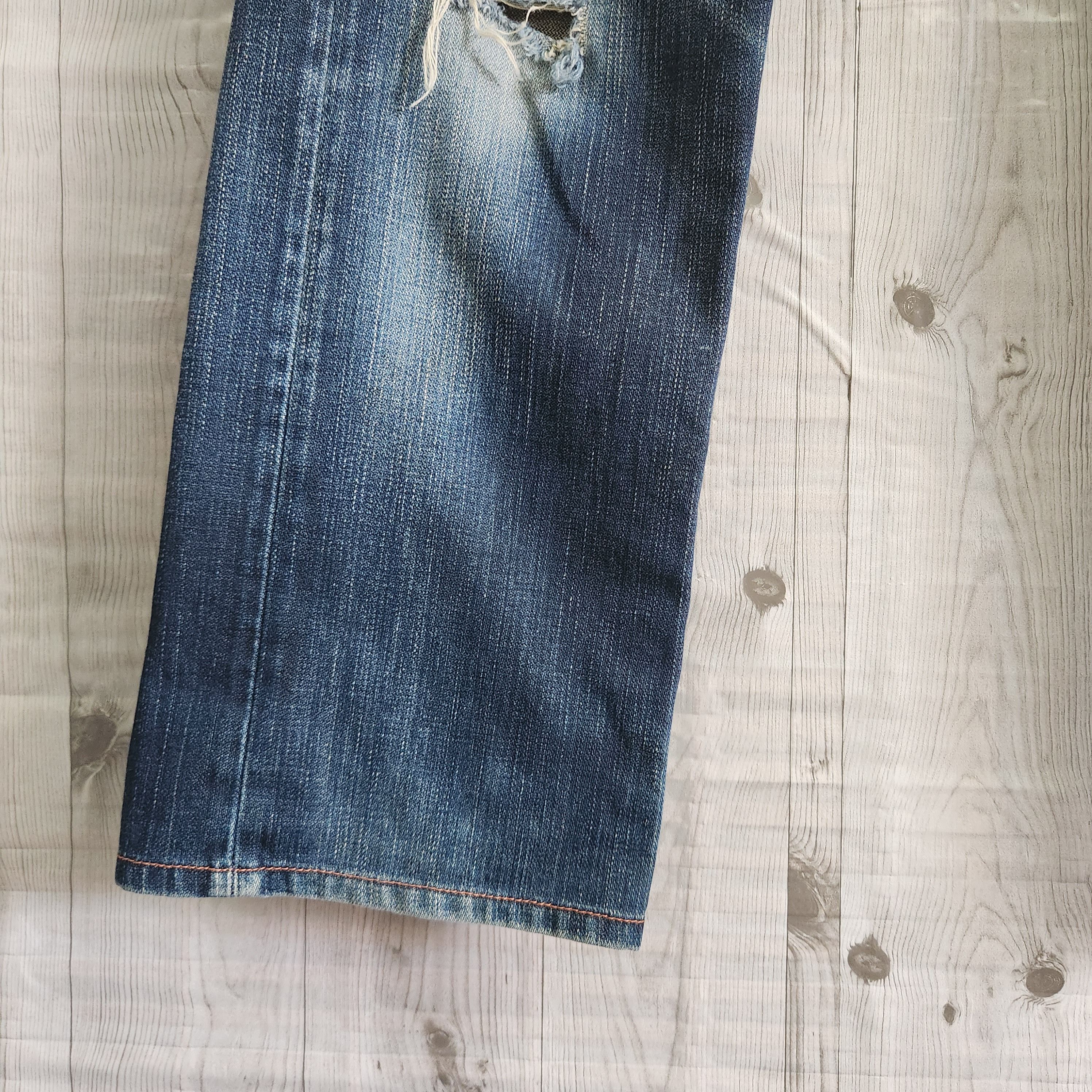 Levis 505 Premium Distressed Denim Jeans - 15