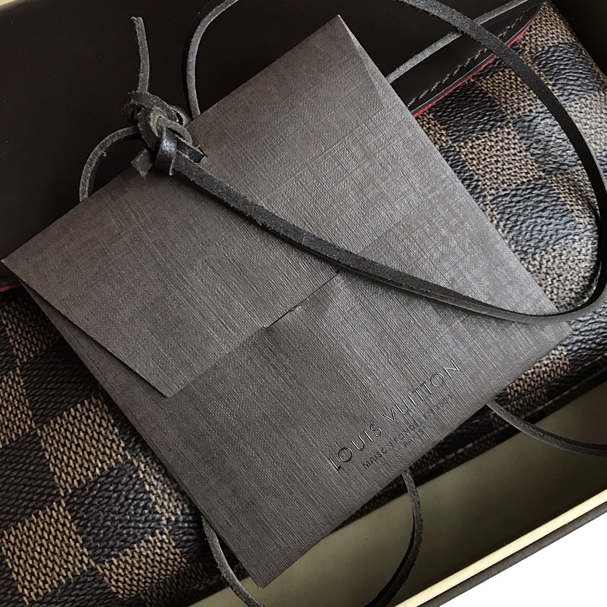 Louis Vuitton Damier Ebene Twice Cerise Pochette Sling Bag - 17
