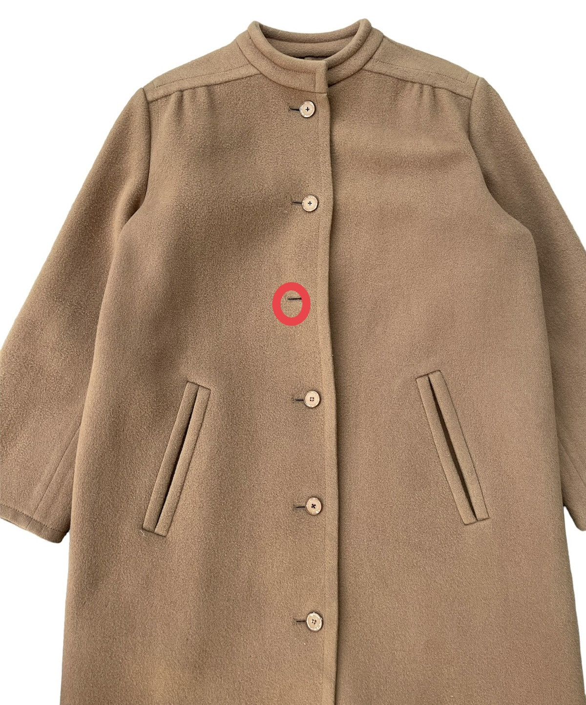 GIVENCHY WOOL LONG COAT MADE IN JAPAN - 5