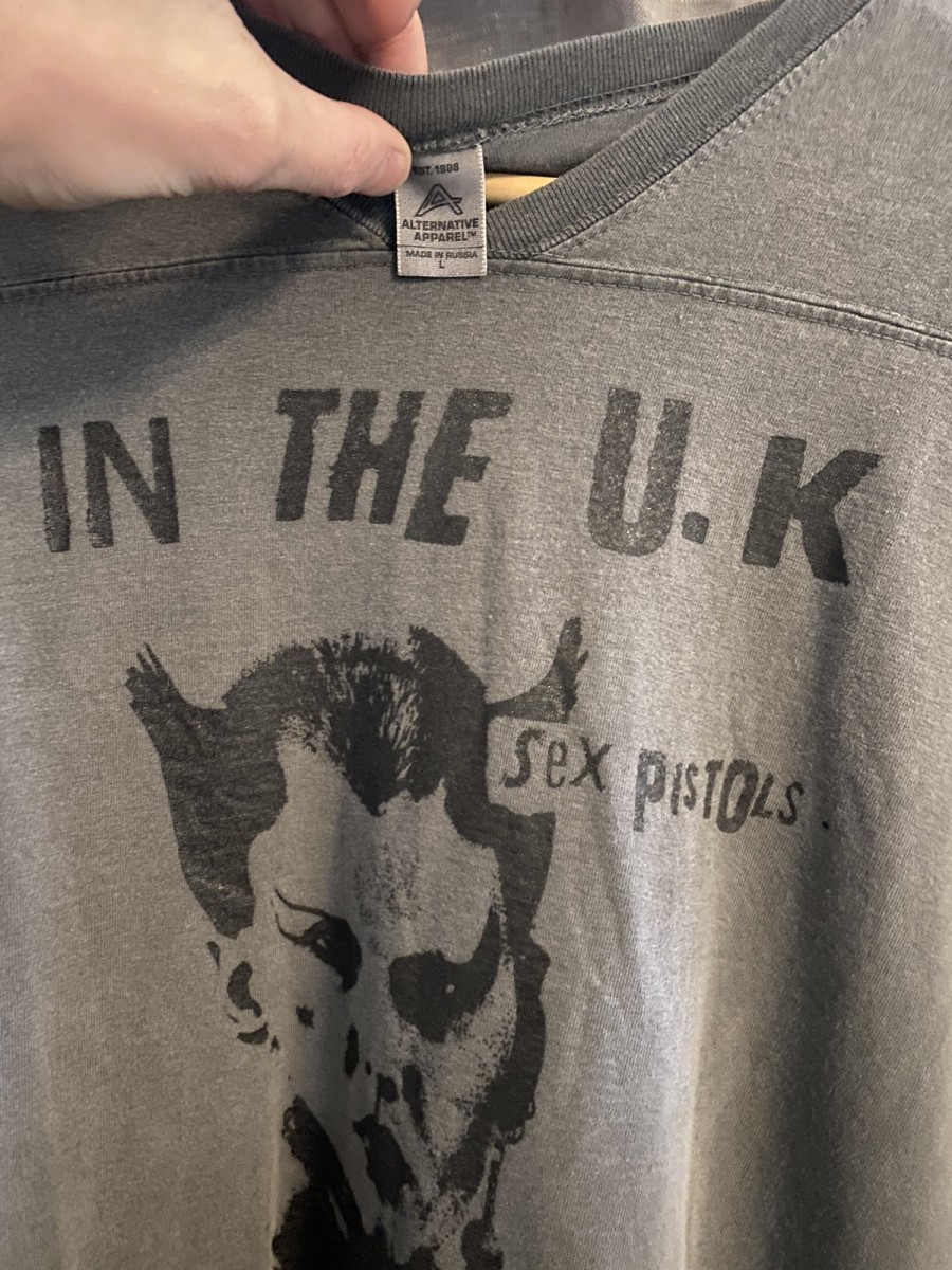 Vintage - 1997 Sex Pistols In the U.K 3/4 Baseball Tee - 2