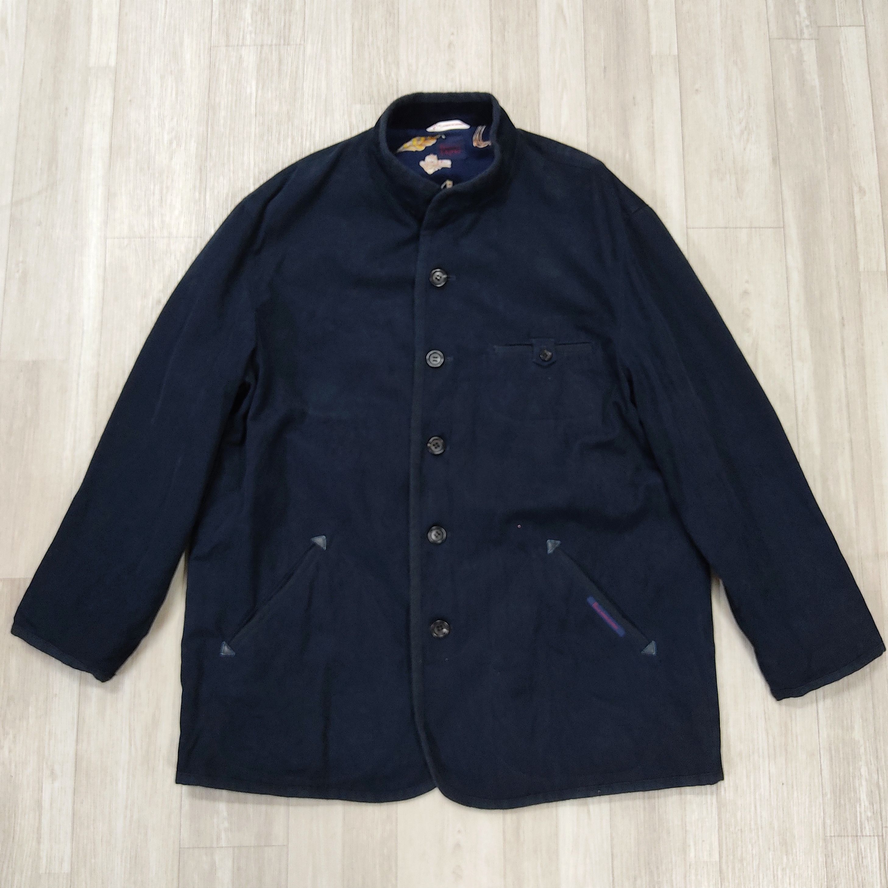 Archival Clothing - The PAPAS Mantere De Heming Navy Blue Deck Jacket - 2