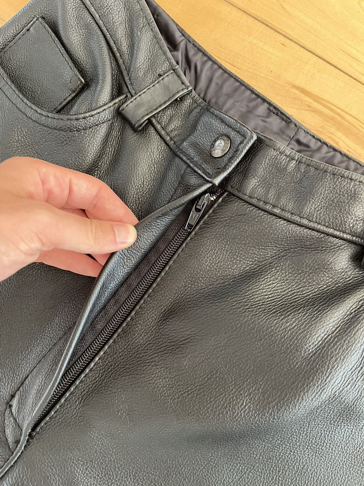 Vintage - Angora Leather Motorcycle pants - 7