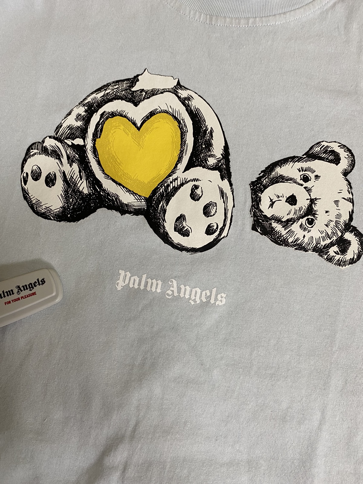 Palm Angels Bear In Love Cropped Tee T-shirt - 2