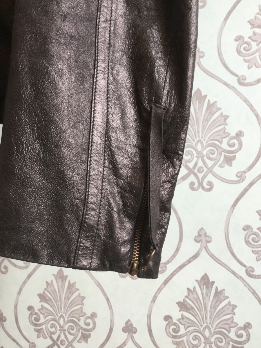 Angelos Frentzos - Black leather jacket. Like Vetements or Damir Doma jackets - 6