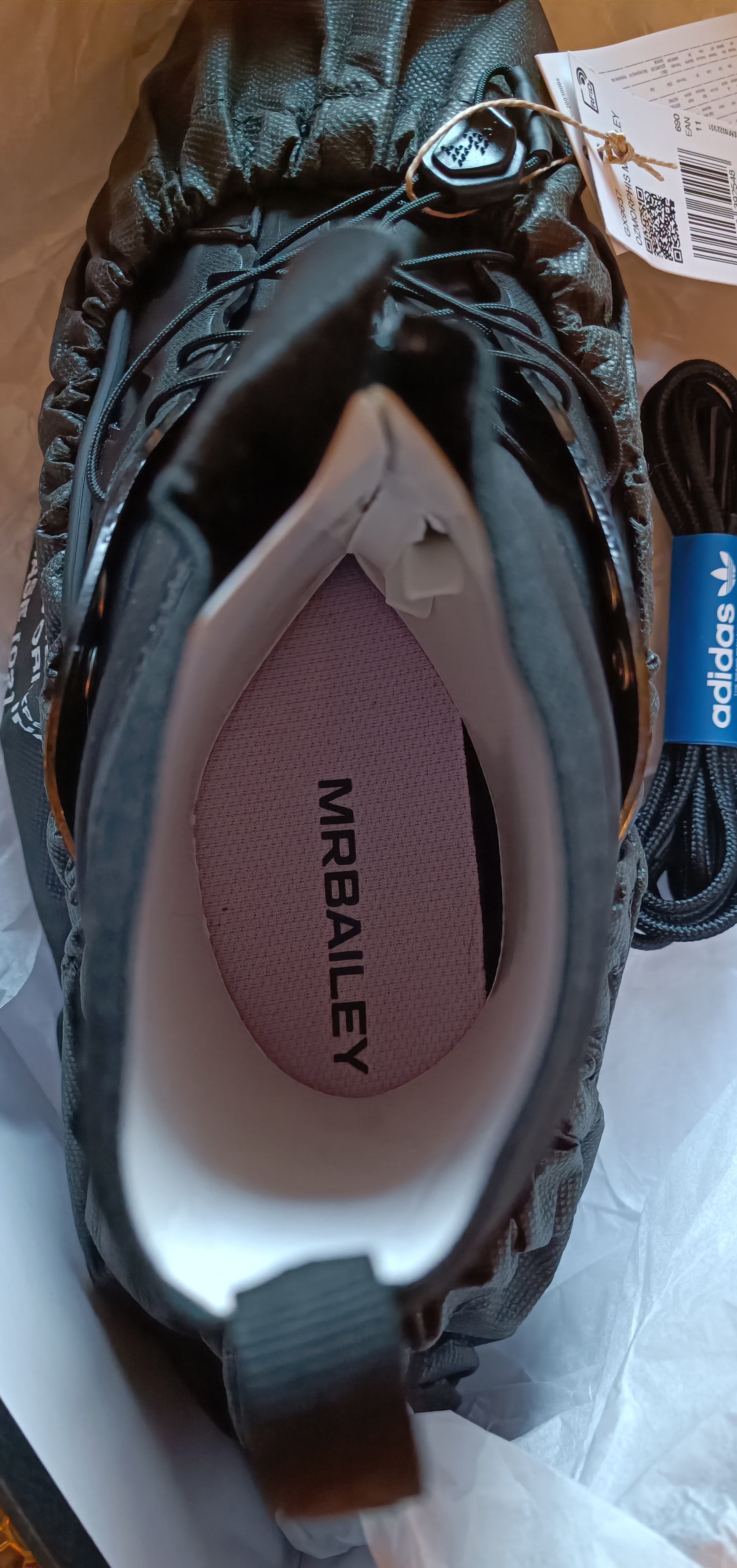 MRBAILEY × adidas Originals OZMORPHIS 'Core Black' (Size 7 to 13 US*) - 7