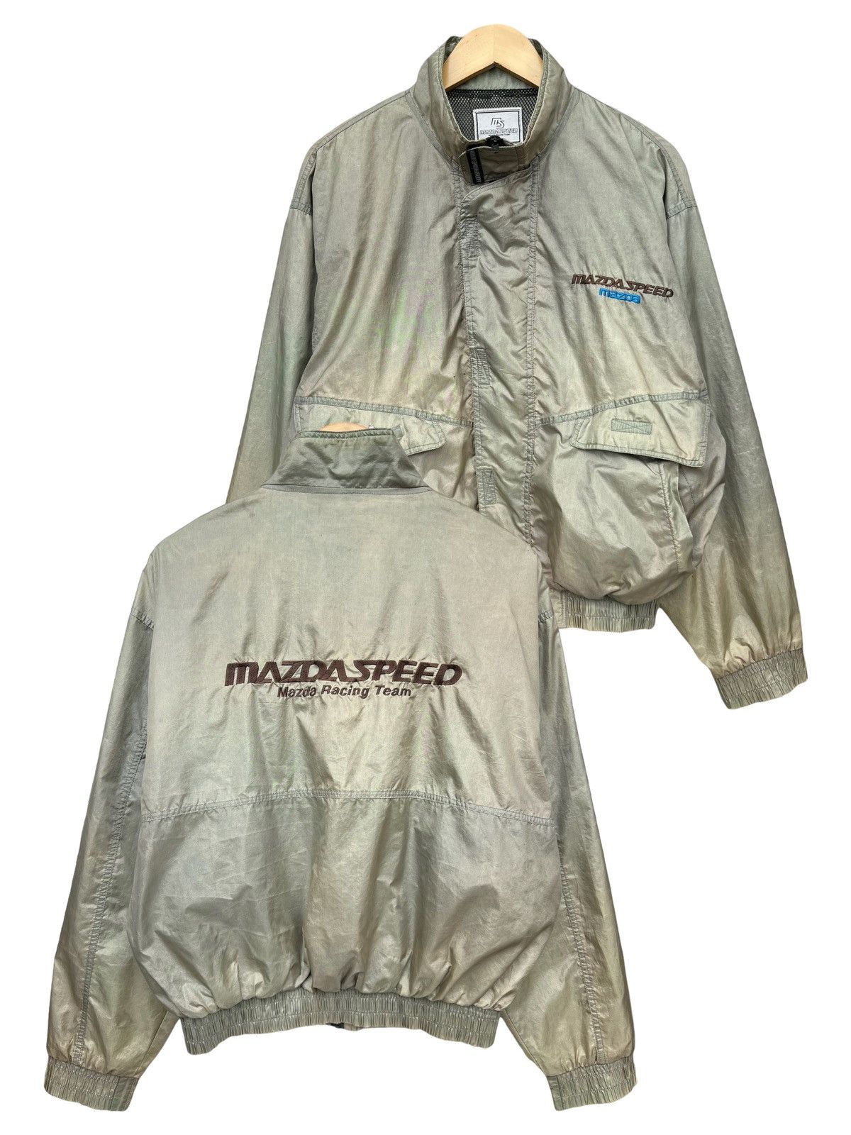 Vintage 90s Mazda Speed Mazda Racing Team Zip Up Jackets L