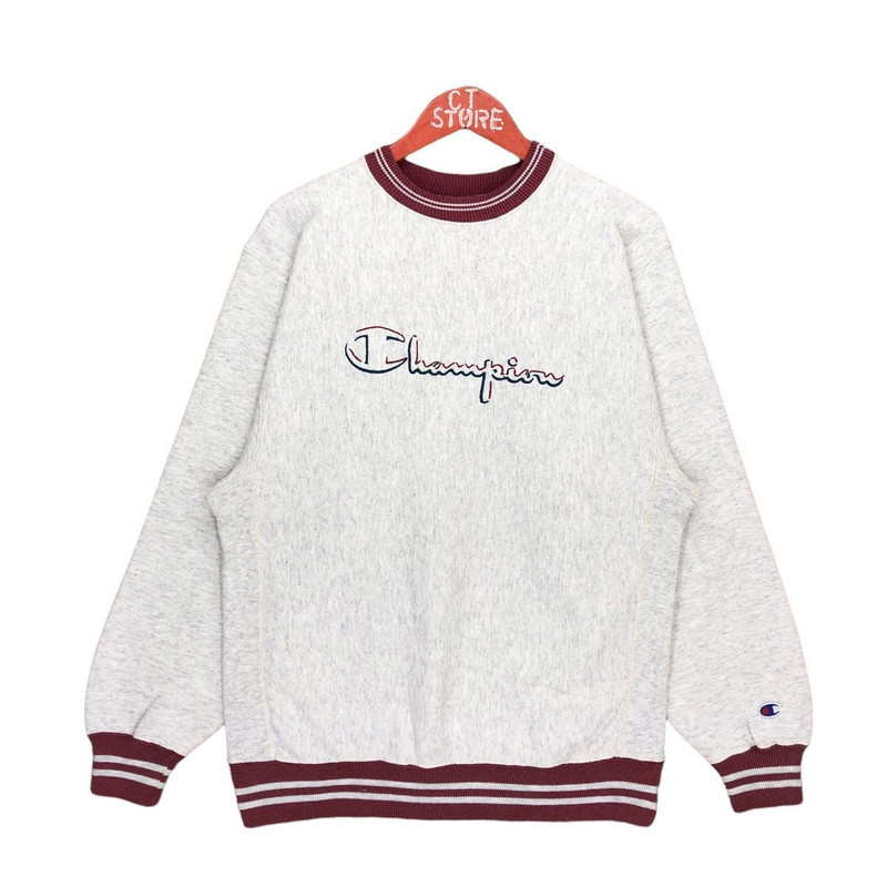 Vintage - 90s Champion Reverse Weave Sweatshirt Crew Neck - 1