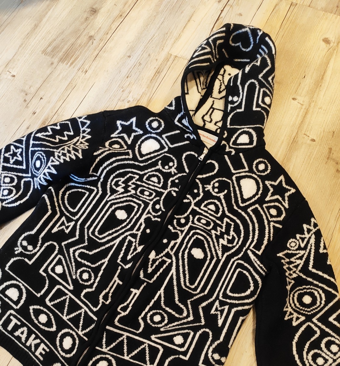 Walter Van Beirendonck - GRAIL! FW11 Zip wool hoodie - 5