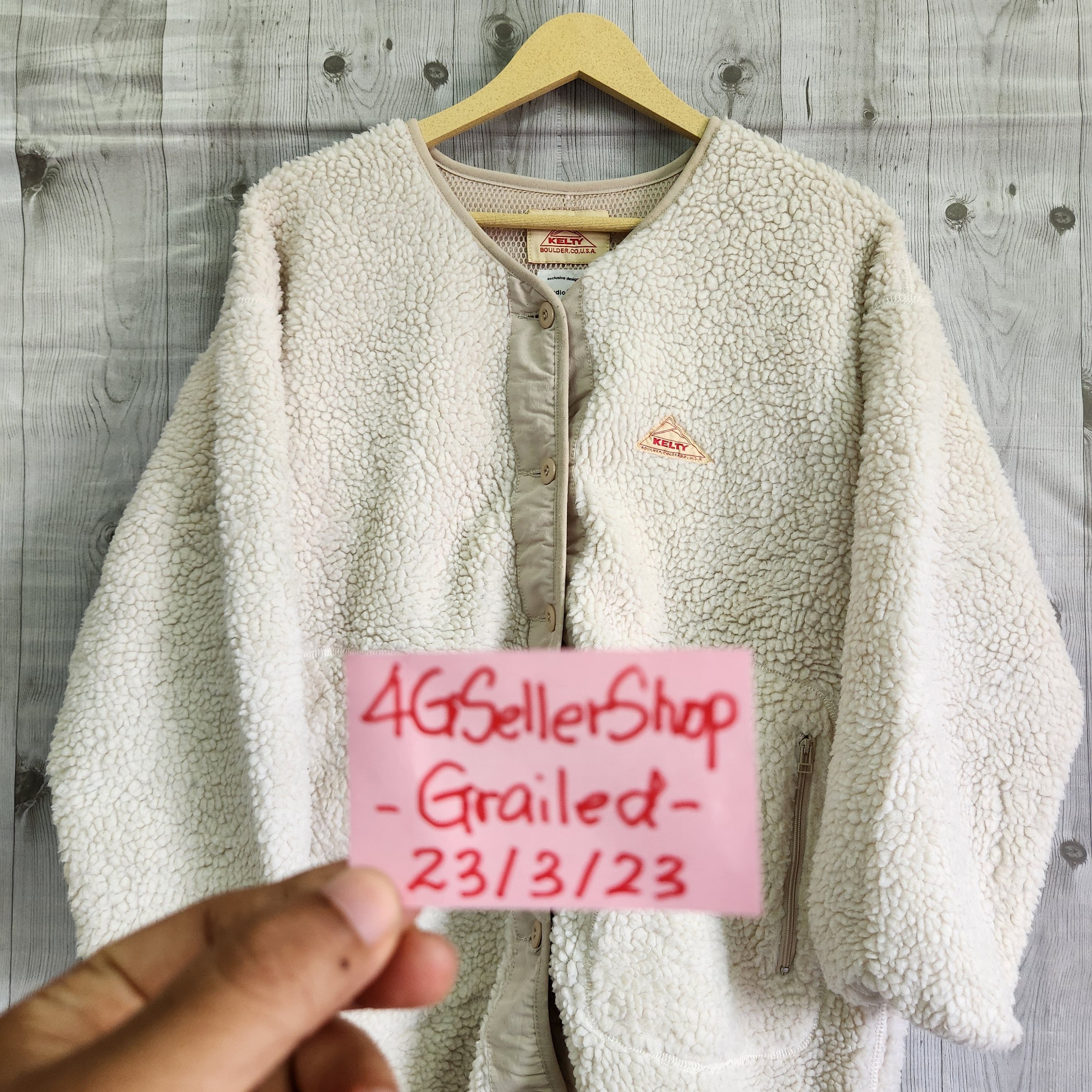 Kelty USA X Studio Clip Fleece Parka Long Sweater Jacket - 20