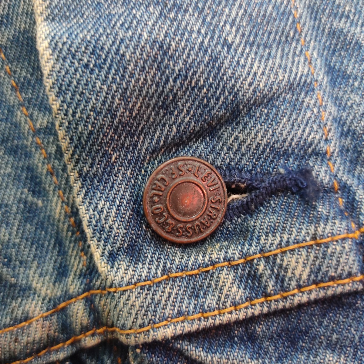 Vintage LEVI'S 505 Japan Denim Jeans Button Ups Trucker Jacket - 10