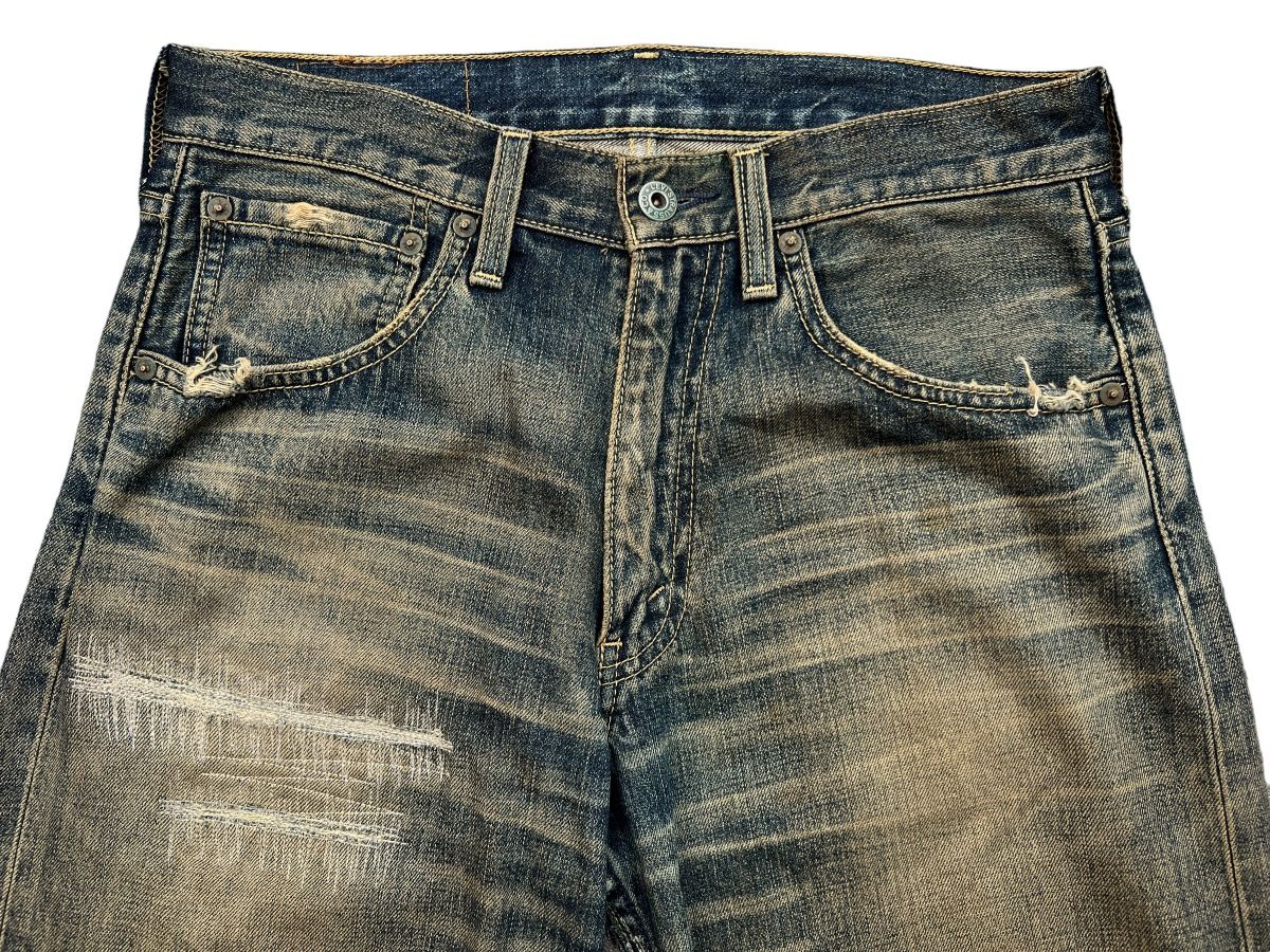 Vintage Levi’s 503 Distressed Rusty Denim Jeans 30x32 - 8