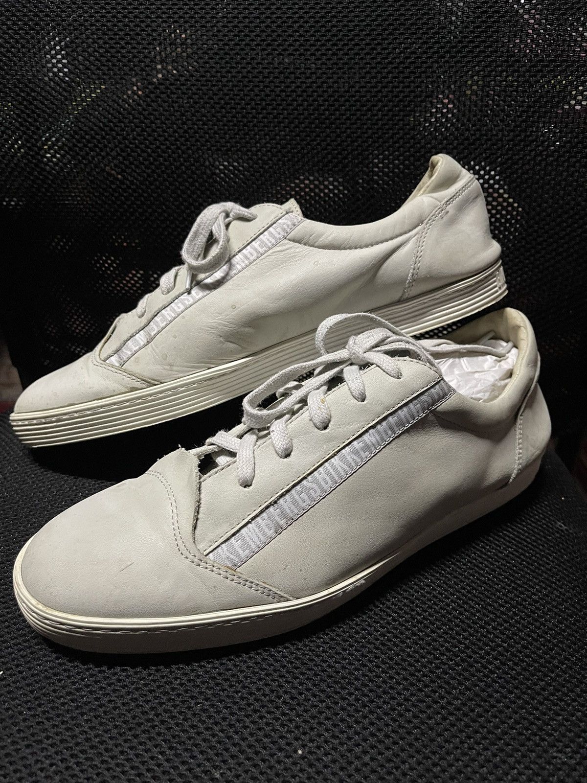 Vtg Dirk BIKKEMBERGS Leather Low Top Shoe - 1