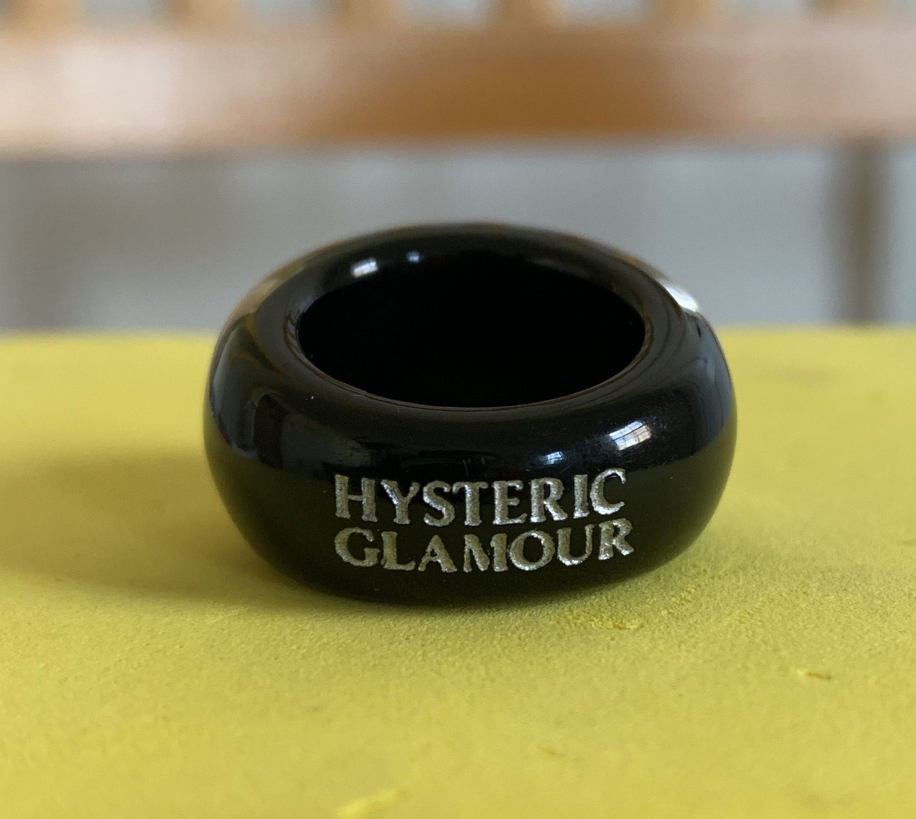 Hysteric Glamour Acrylic Pyramid Studded Ring - 5