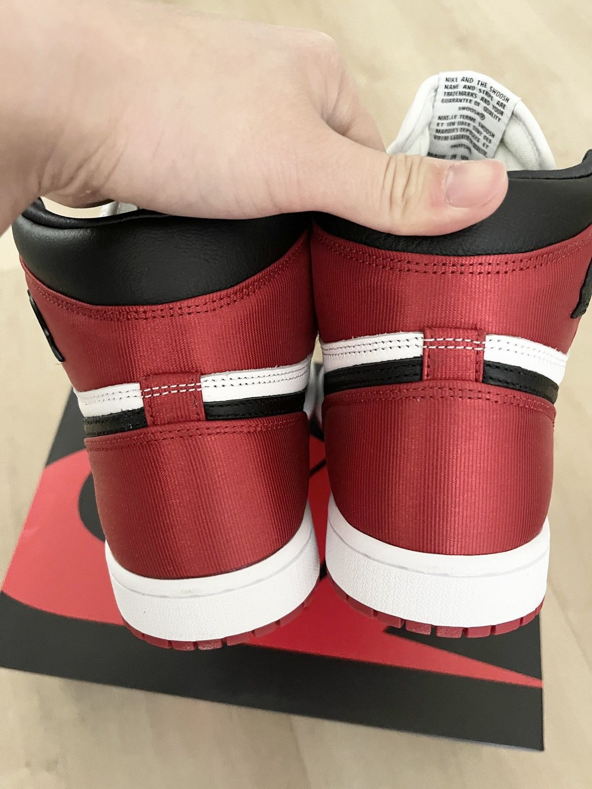 Jordan Brand - 2019 Air Jordan 1 High Saint Black Toe (Men Size 7.5) - 7