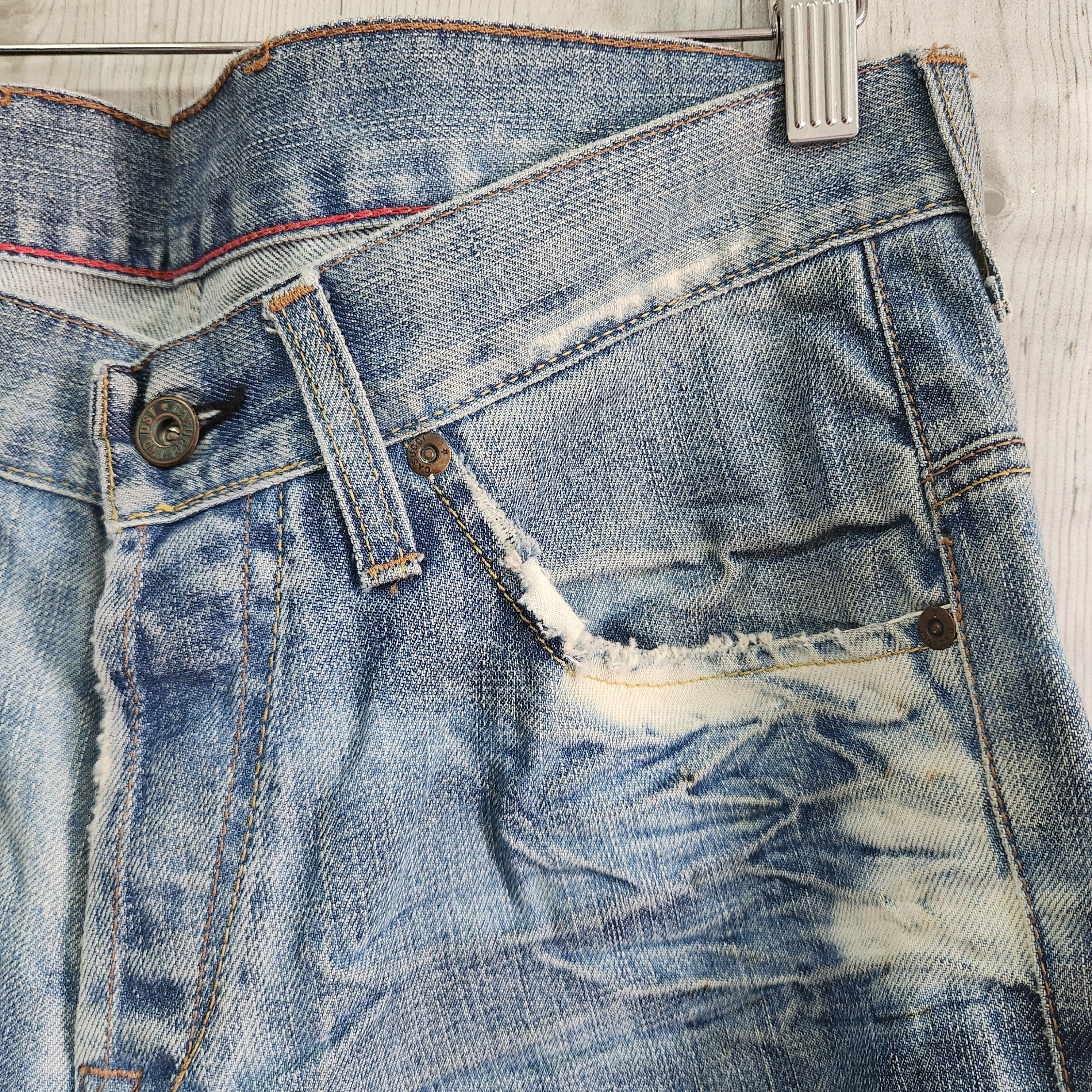 Italy Designer Casucci Distressed Denim Made In Italy - 18