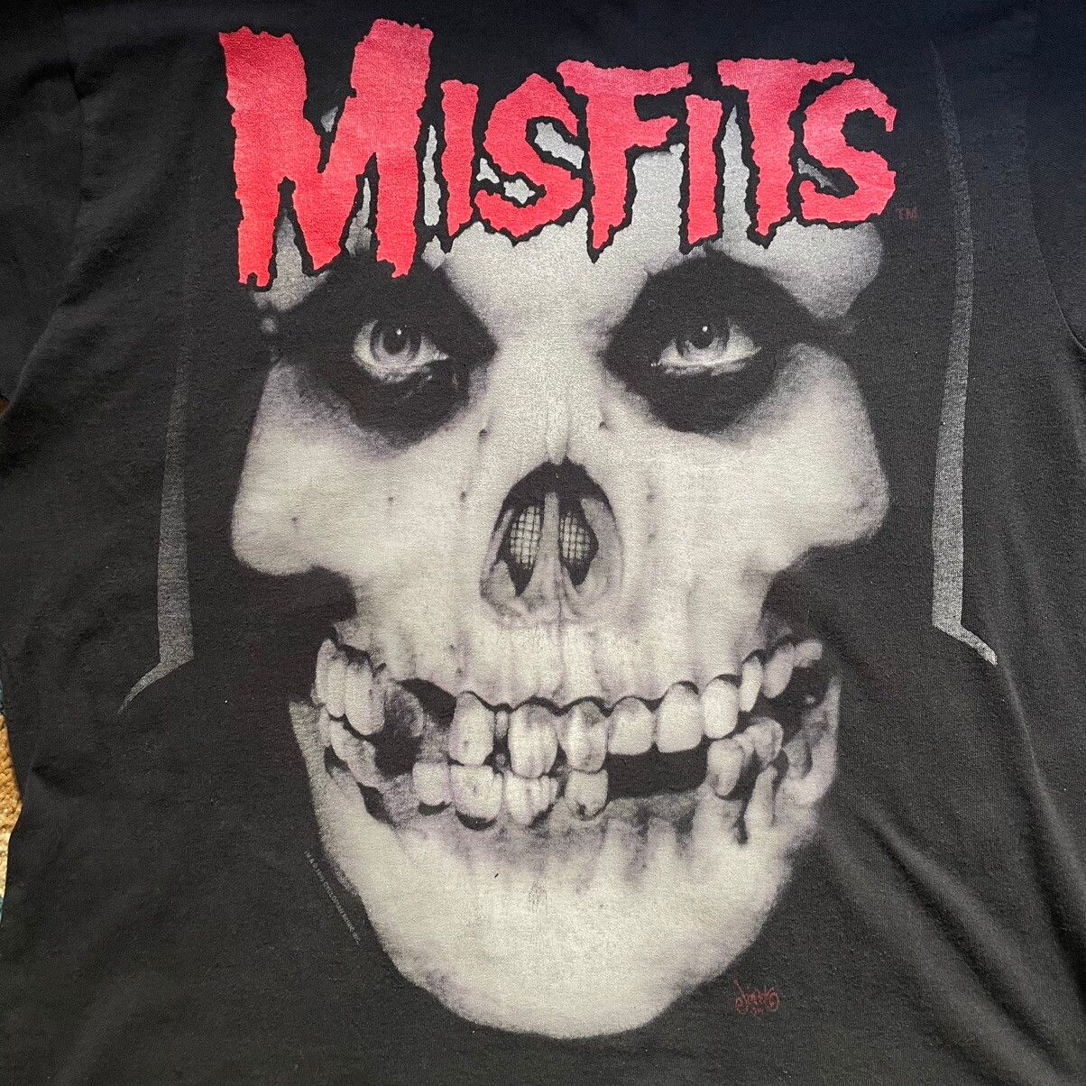 Vintage - 1995 MISFITS double sided Skull - 7