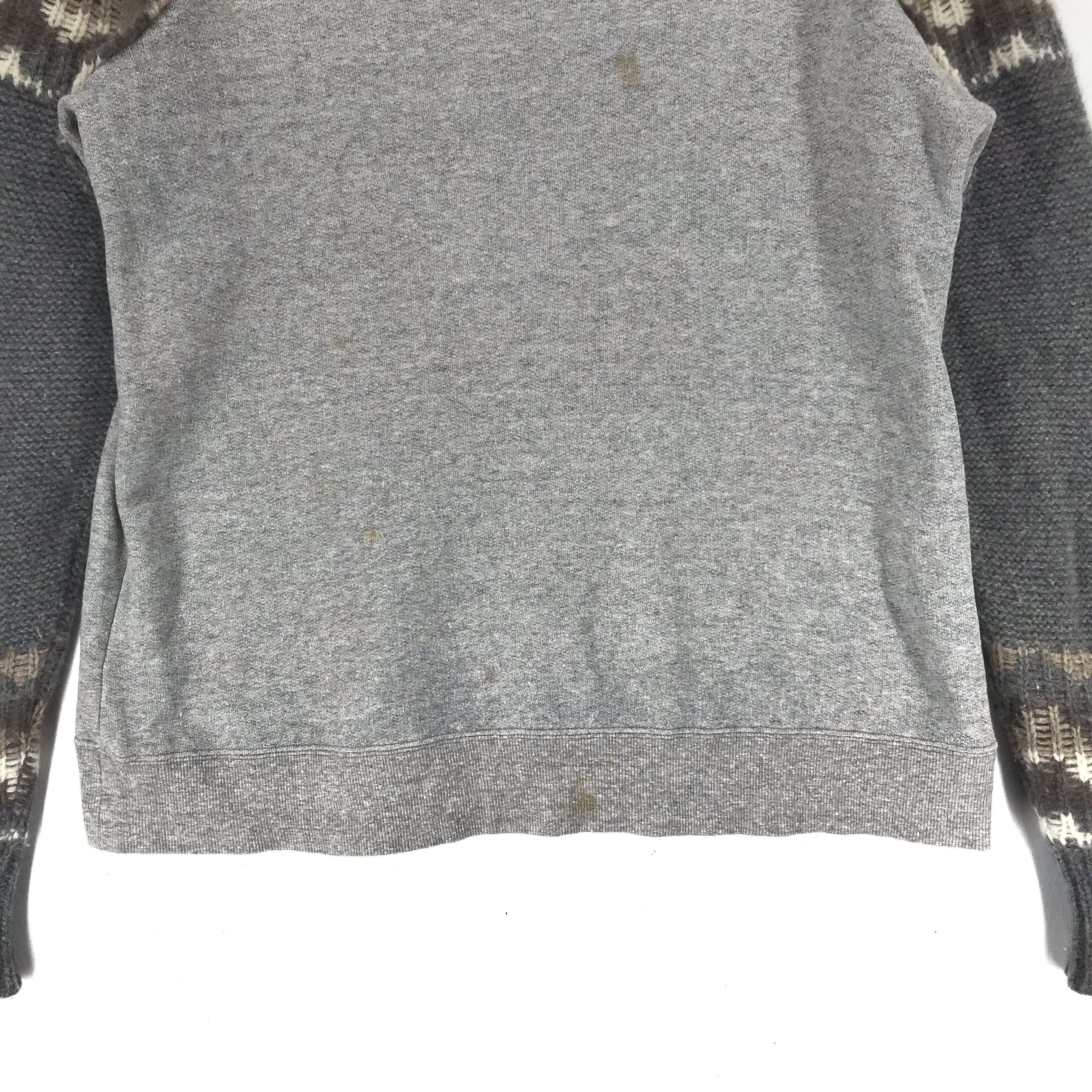 Y's Sleeve Hybrid Knit Sweater #2326-91 - 4