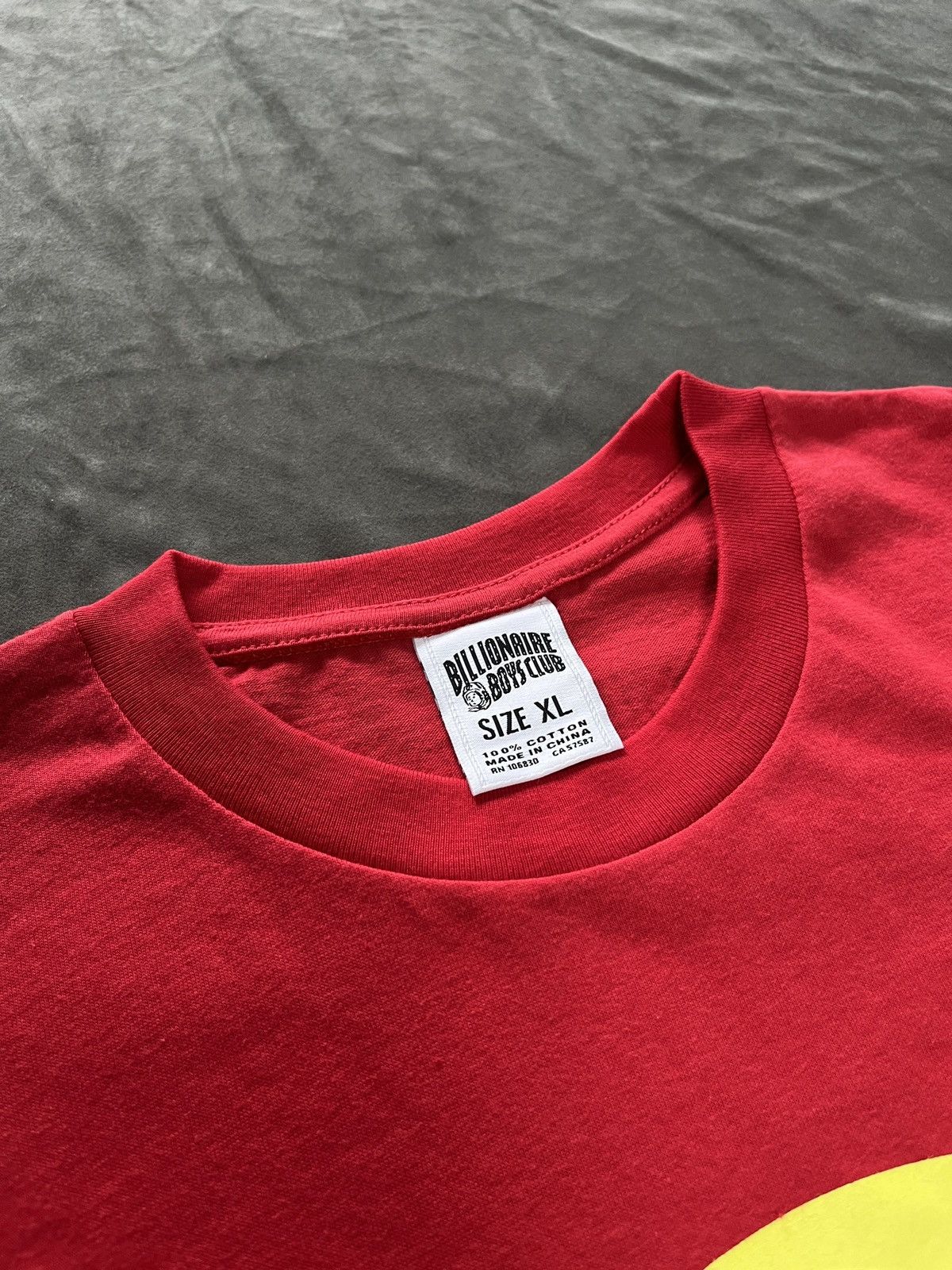 Rare Billionaire Boys Club BBC Helmet Red T-Shirt X-Large - 3
