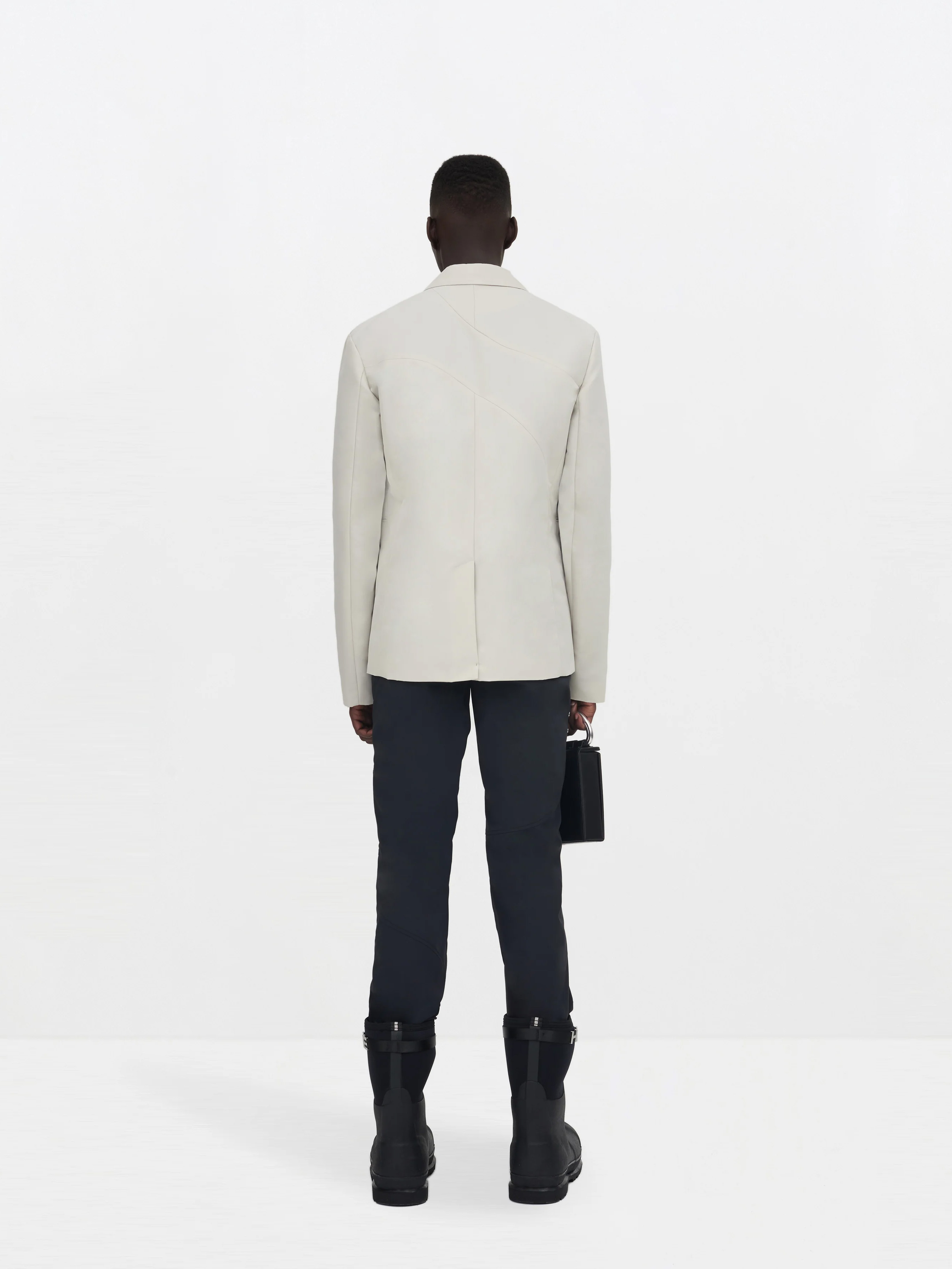 AW21 NYLON TECHNICAL BUSINESS BLAZER 'BEIGE' - 3