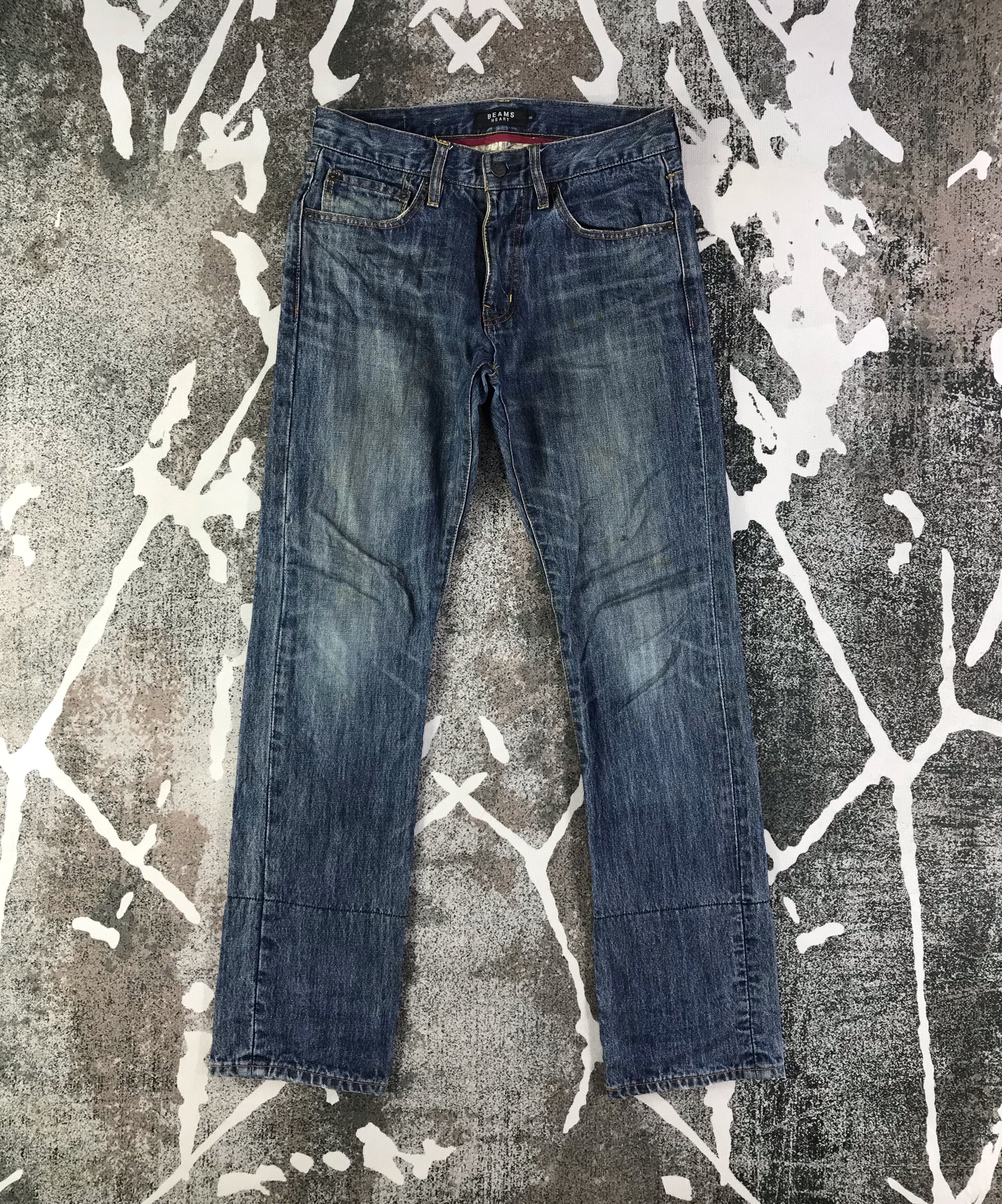 BEAMS PLUS Beams Heart Jeans Blue Wash Denim KJ1818