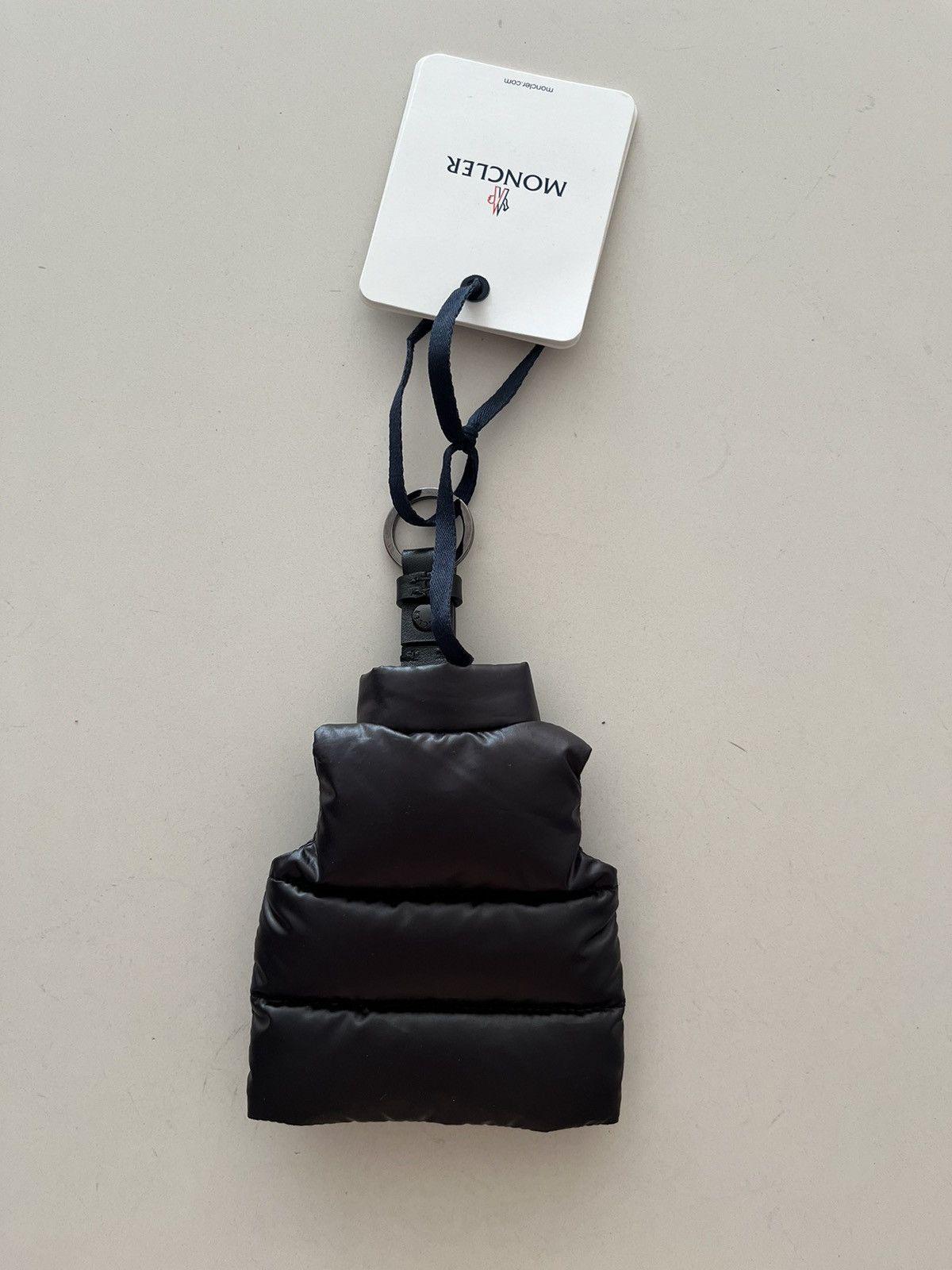 NWT - Moncler Mini Puffer Vest Keychain - 6