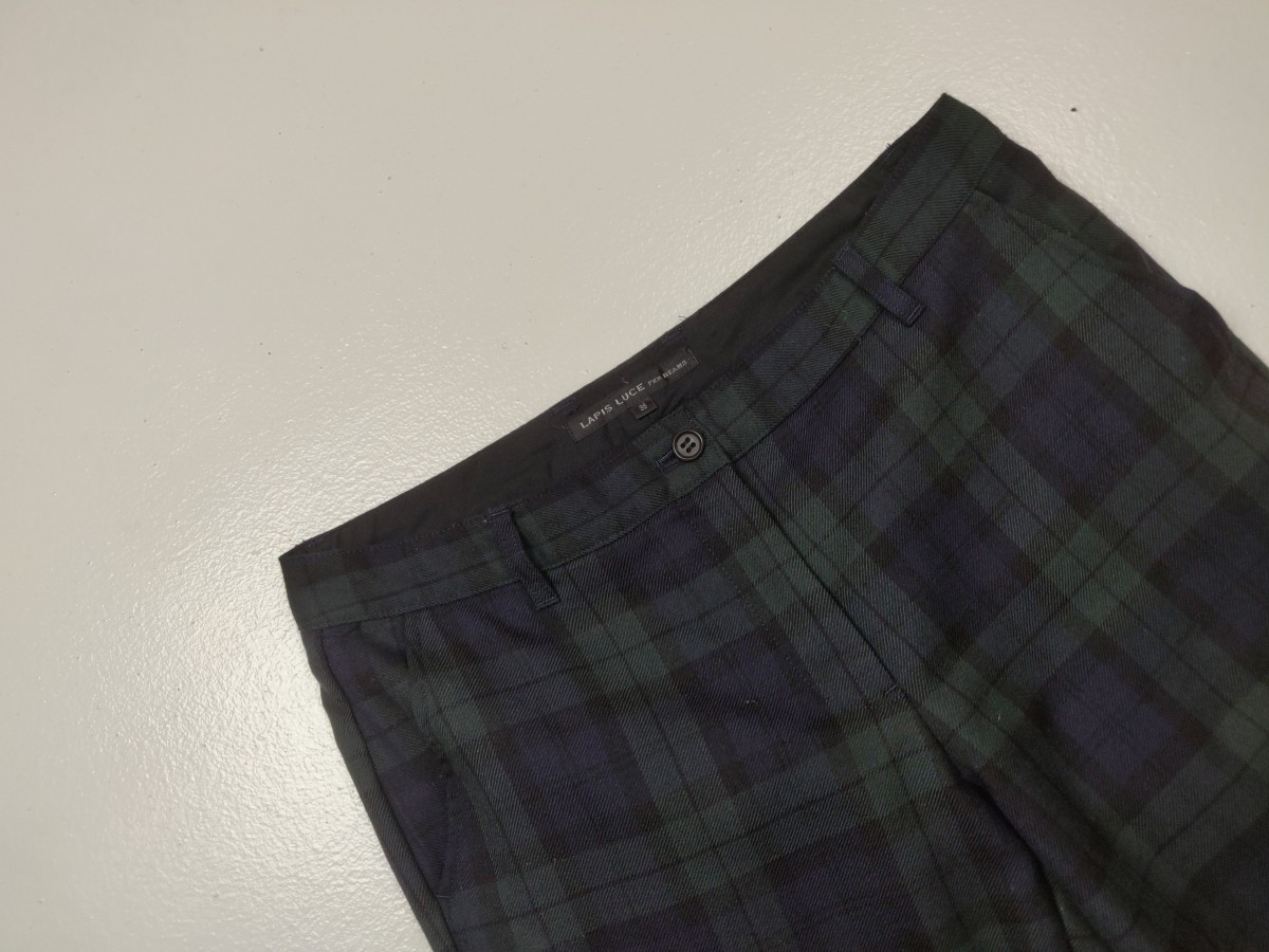 Lapis Luce per Beams Japan Checkered Trouser Pants - 2