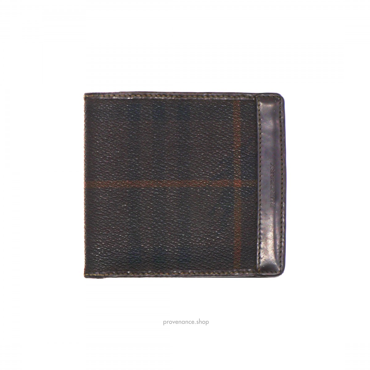 Burberry Check 10CC Bifold Wallet - Brown - 1