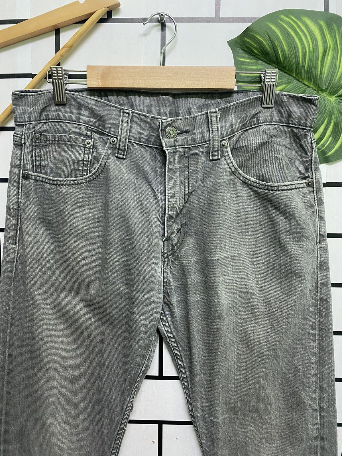 Vintage Levi's 508 Grey Stone Earth Distressed Denim -L45 - 3