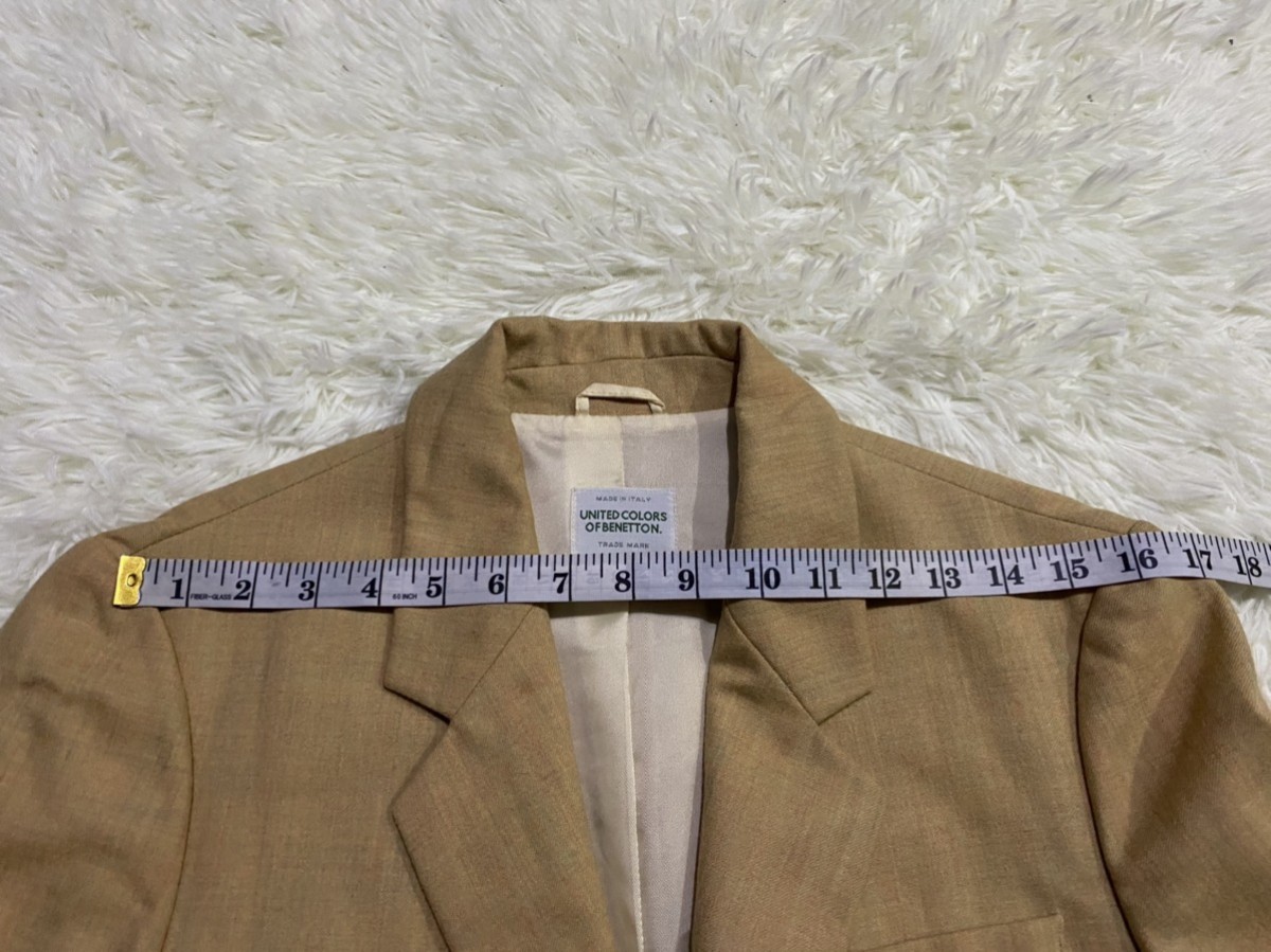 United Colors Of Benetton - United Colors of Benetton Blazer Coat Jacket Made in Italy - 9