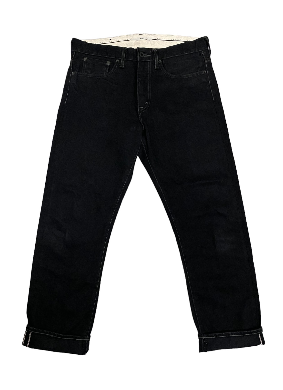 Vintage - Vintage Kuro Aulick Selvedge SuperBlack Denim Jeans - 2