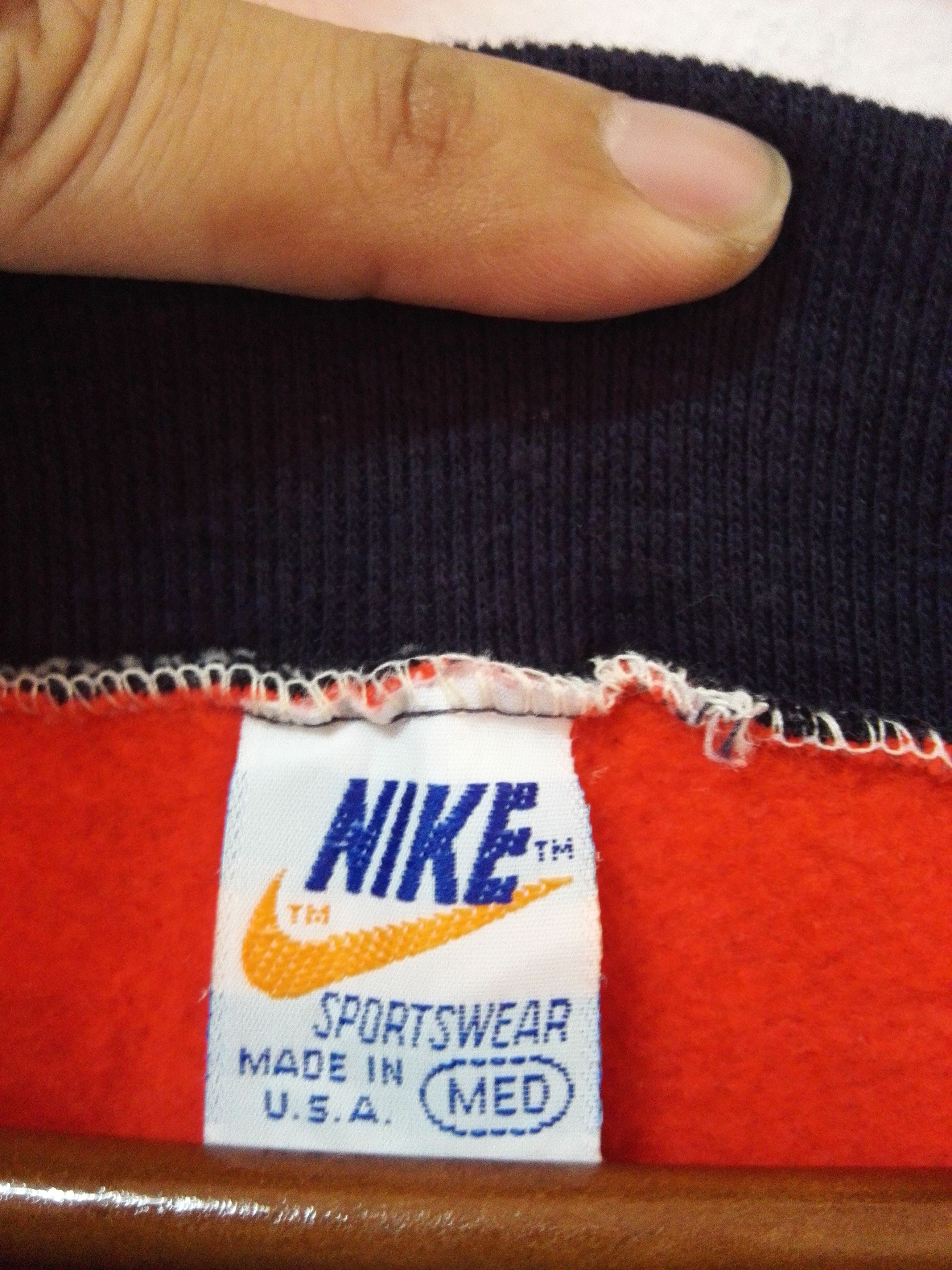 Rare Vintage 80s Nike Jogger Pant Orange Tag Made In Usa 4 - 4