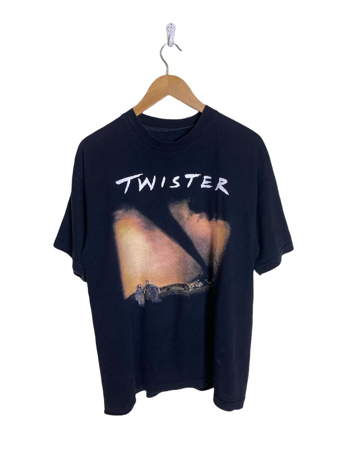 Vintage 90s Twister Movie Promo Tshirt - 1