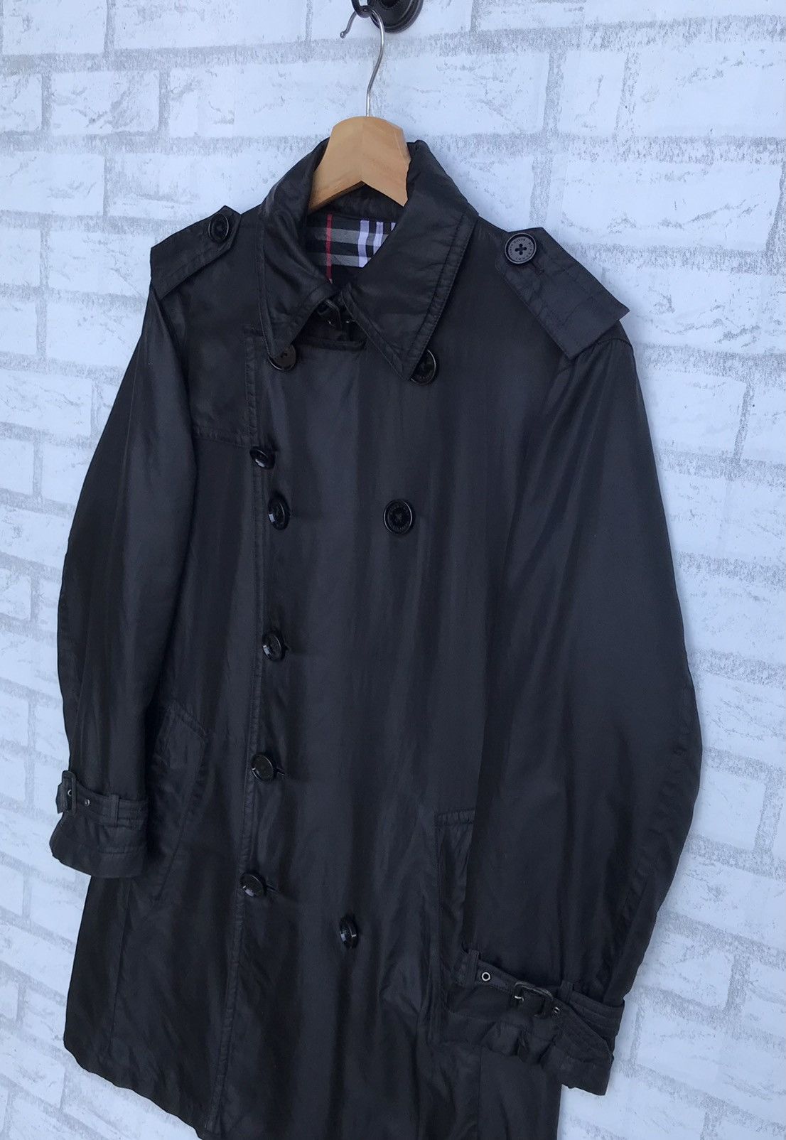 Burberry Black Label Nova Check Long Jacket - 8