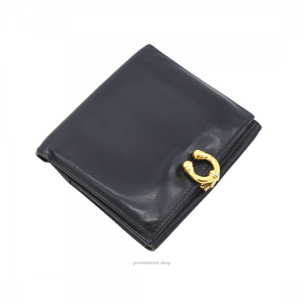 Gucci Dionysus Trifold Wallet - Navy Blue Leather - 3