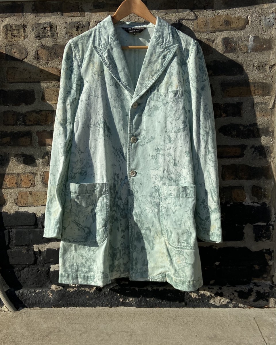Tie Dye Treated Blazer Jacket - 1
