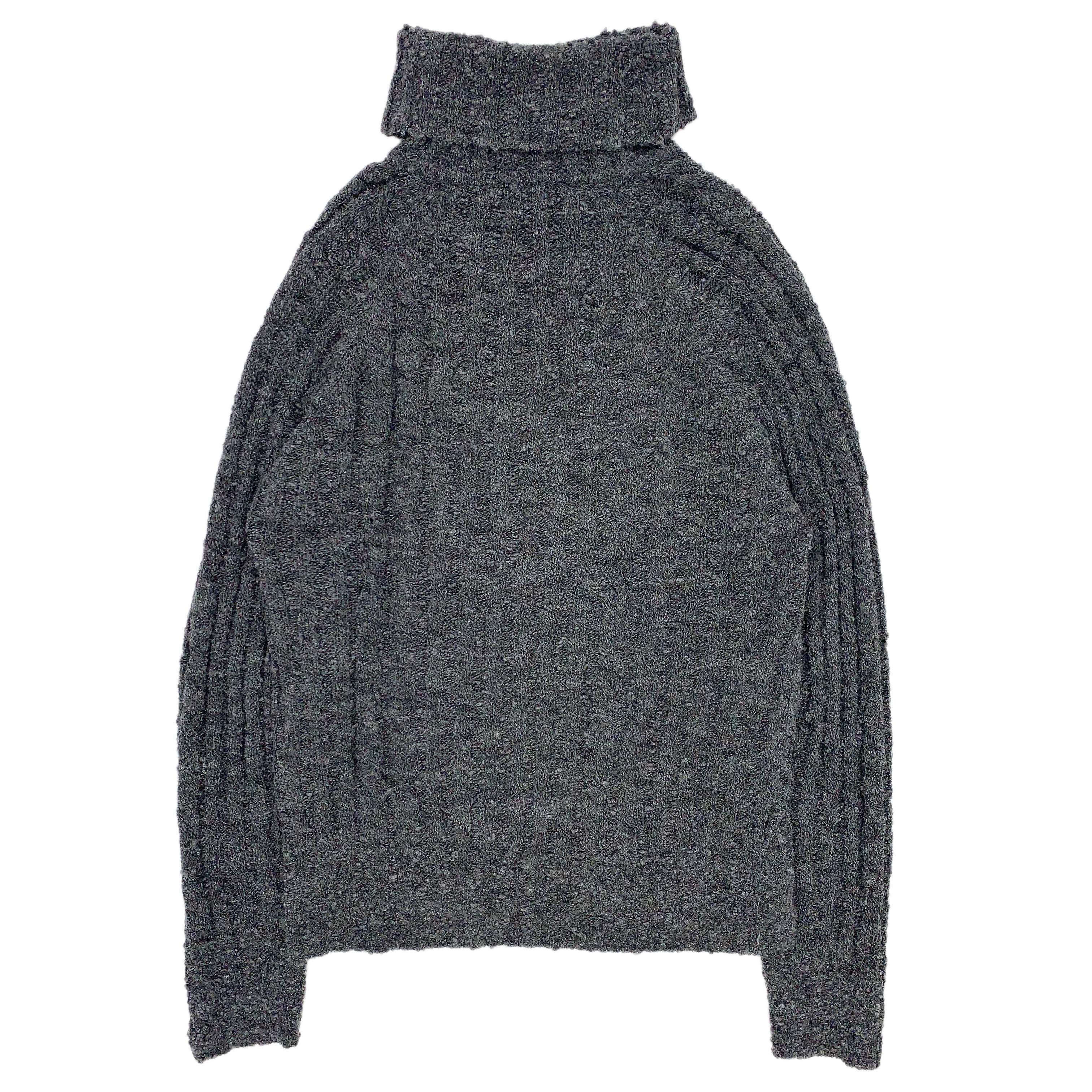 Issey Miyake - AW96 Metallic Knit Acrylic-Nylon Sweater - 2