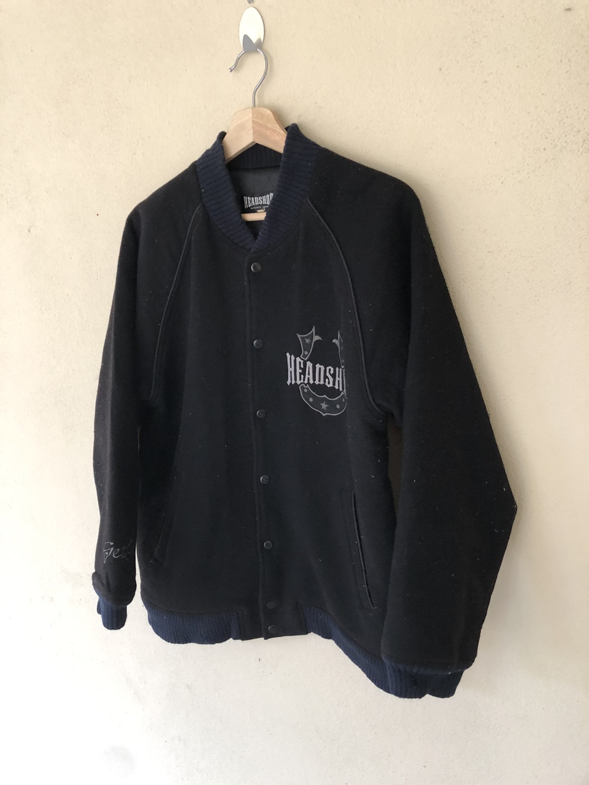 Japanese Brand - 🔥VINTAGE HEADSHOP CRAZY HORSE EMBROIDERY BOMBER JACKET - 4