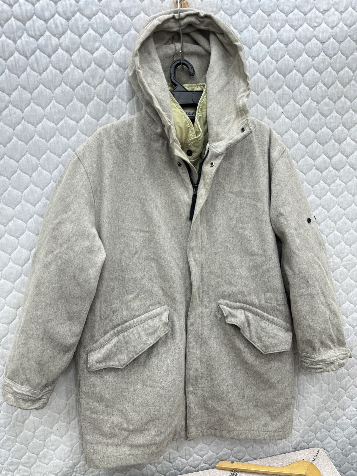 🔥🔥🔥STEALS VTG STONE ISLAND AW1998 LONG COAT - 25