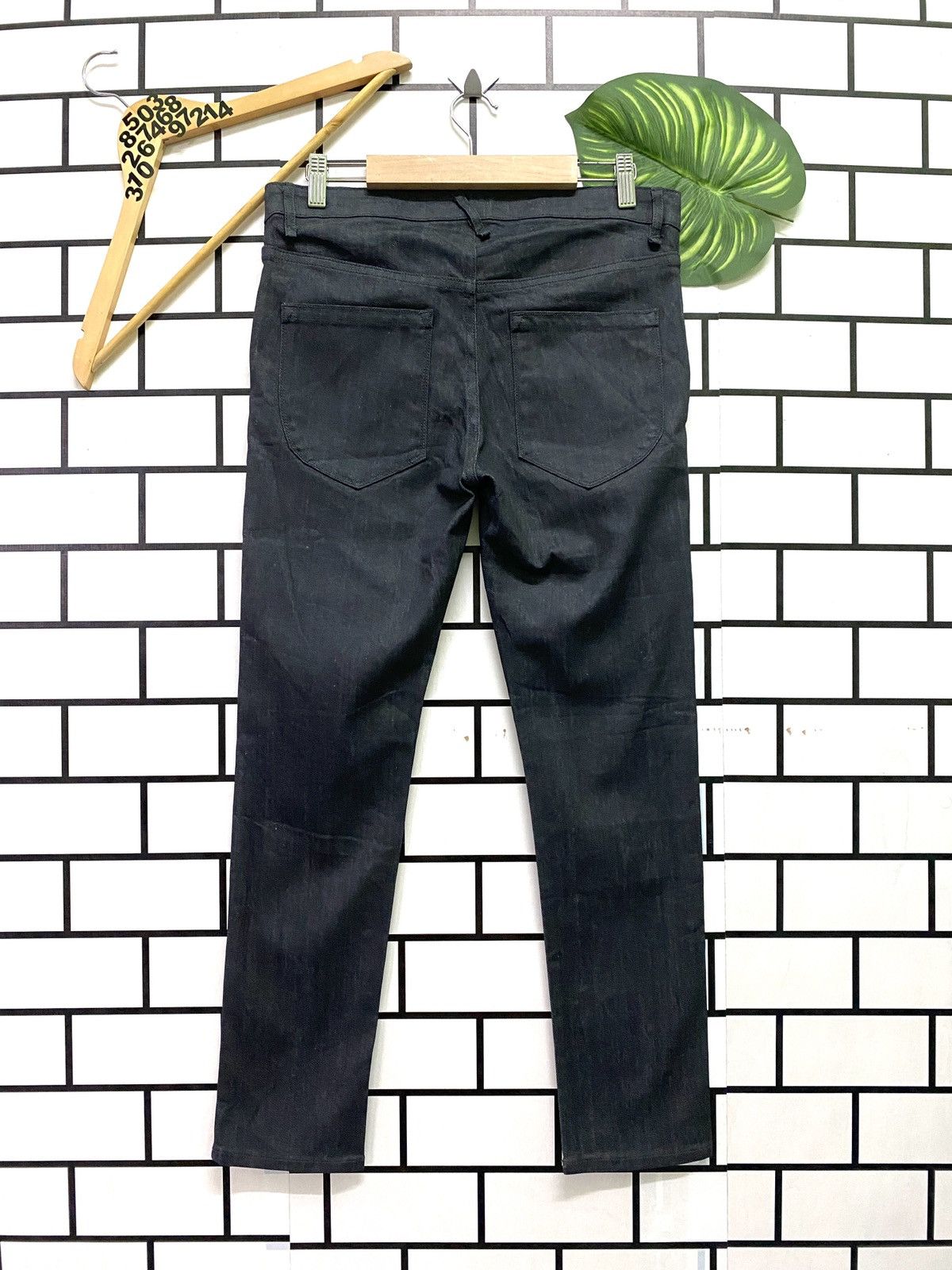 Japanese Brand - Japan THE 1St FLOOR Waxed Low Rise Skinny Pants - 2