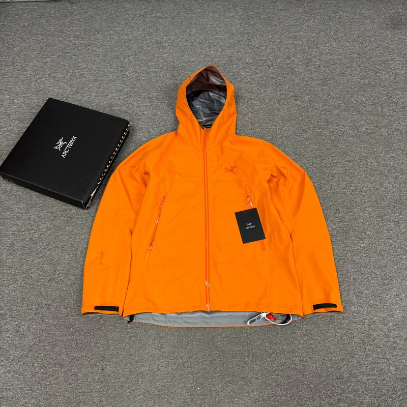 Arcteryx BETA Orange Waterproof Hooded Jacket - 1