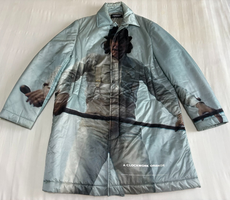 Undercover Gradient Jacket Runway Cotton Orange Portrait Print Coat - 1